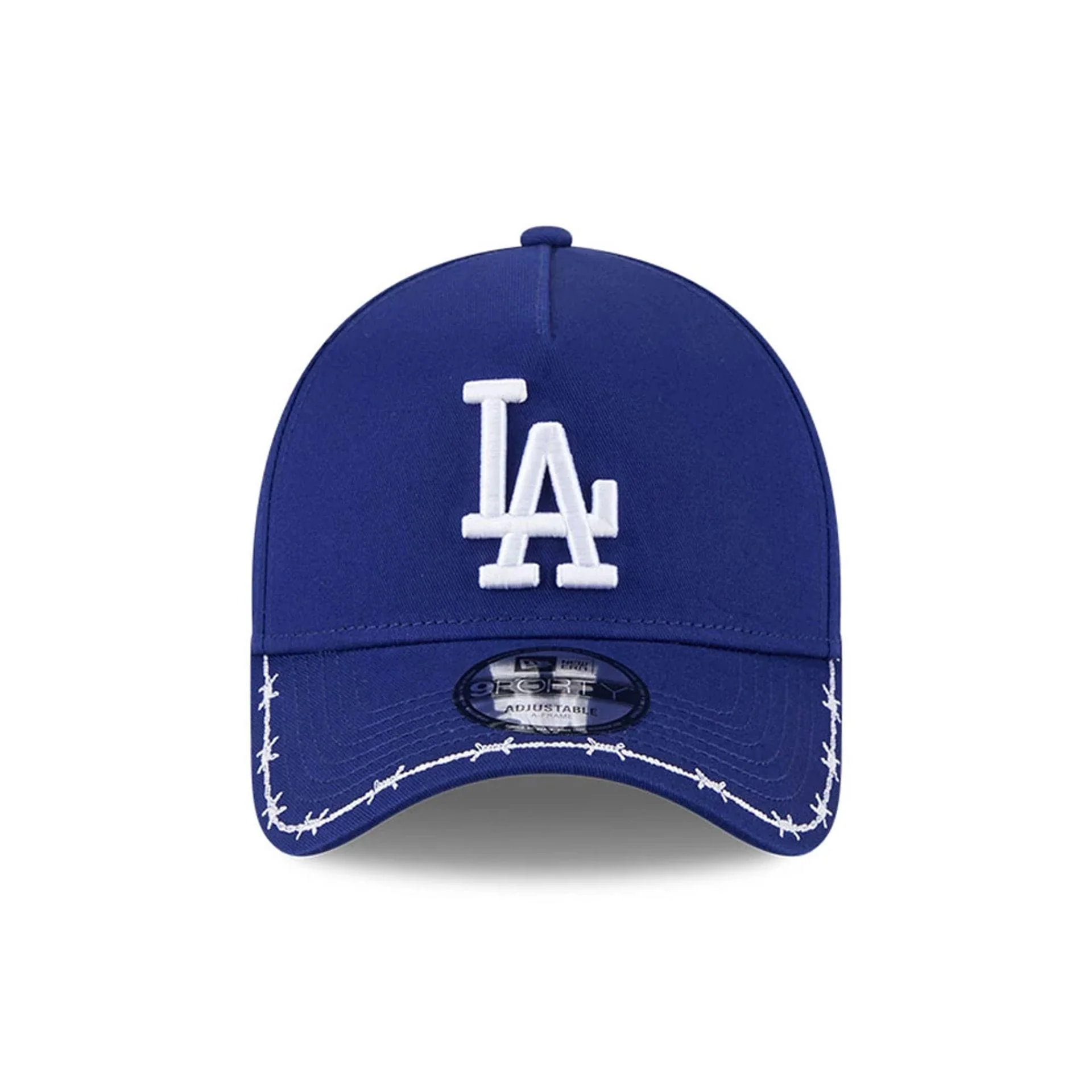 LA Dodgers MLB Barb Visor Dark Blue 9FORTY A-Frame Adjustable Cap - Image 3