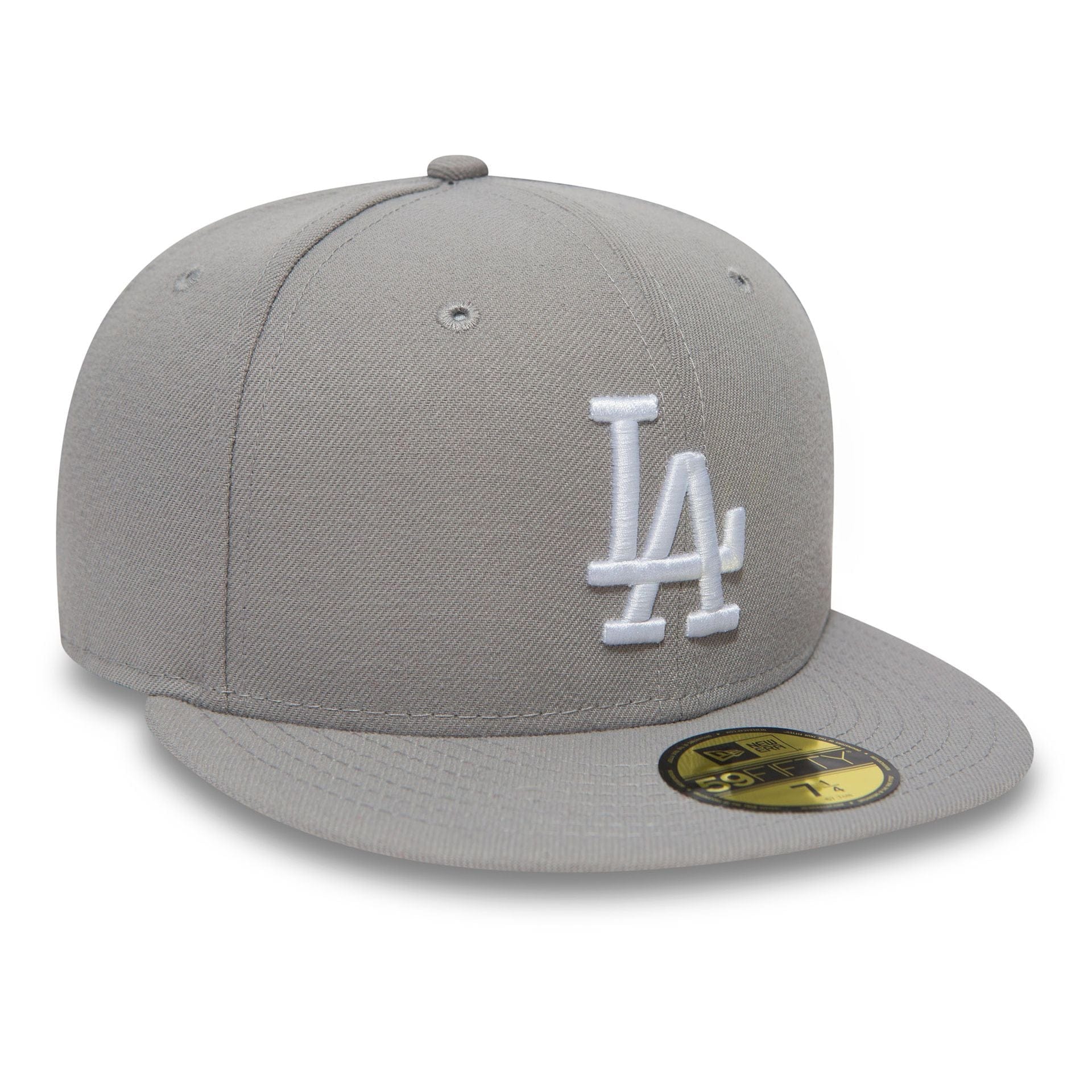 LA Dodgers MLB Basic Grey 59FIFTY Fitted Cap - Image 3