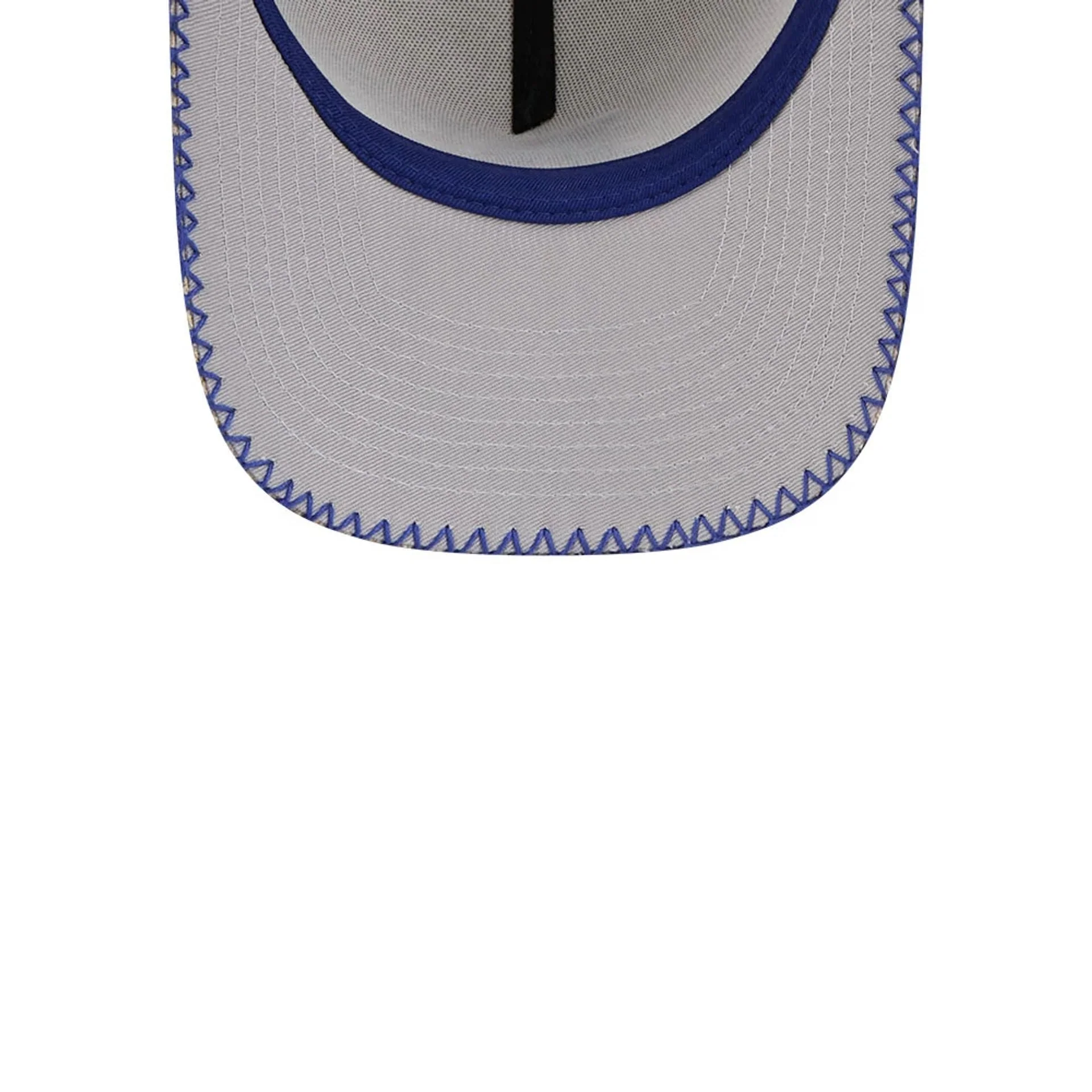 LA Dodgers MLB Beaded Beige 9FIFTY A-Frame Trucker Adjustable Cap - Image 2