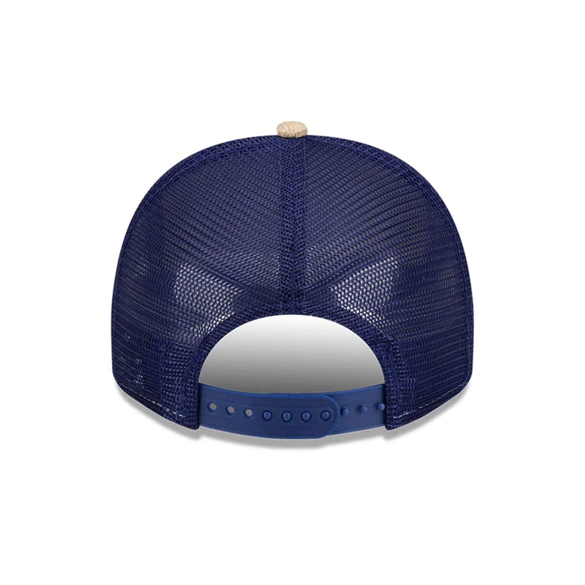 LA Dodgers MLB Beaded Beige 9FIFTY A-Frame Trucker Adjustable Cap - Image 8