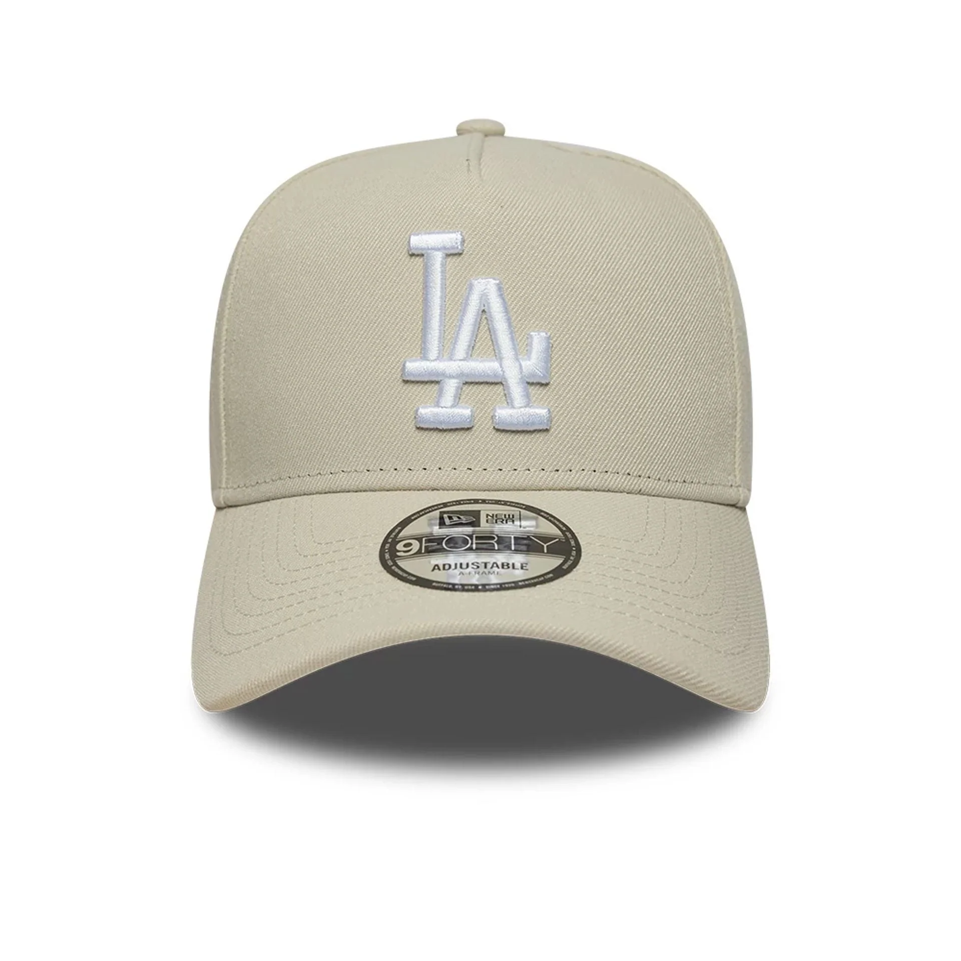 LA Dodgers MLB Beige 9FORTY A-Frame Adjustable Cap - Image 2