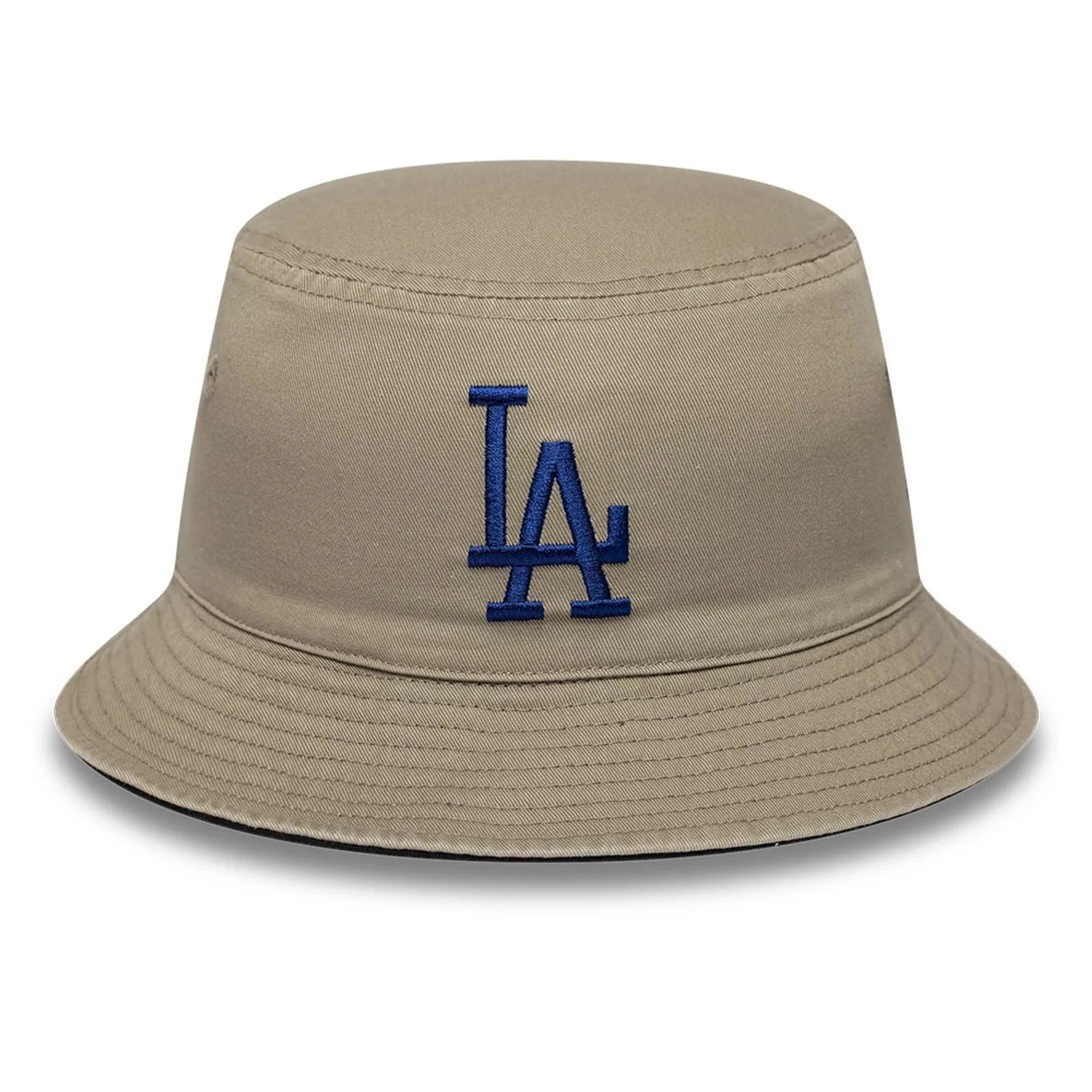 LA Dodgers MLB Black & Beige Reversible Bucket Hat - Image 3