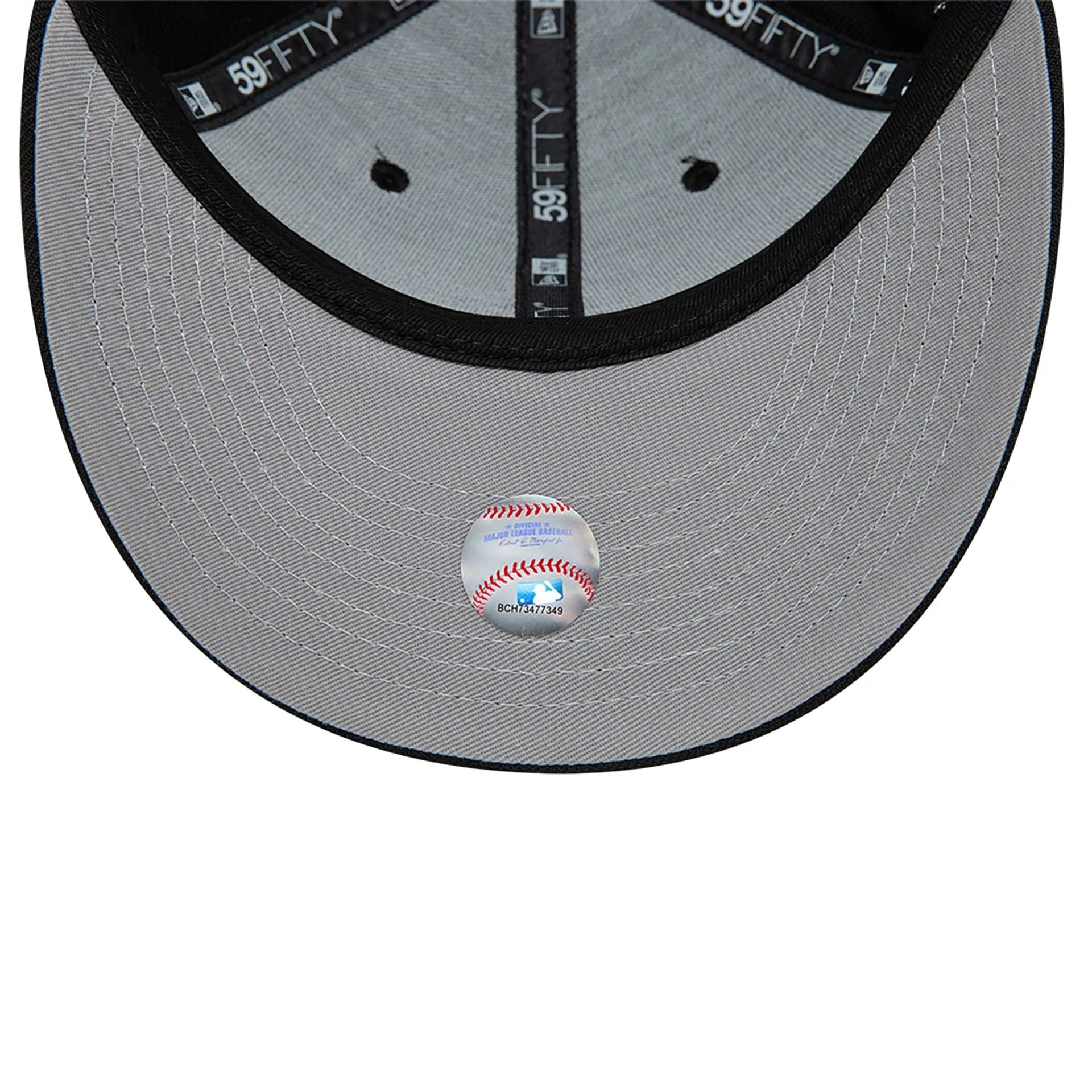 LA Dodgers MLB Black Low Profile 59FIFTY Fitted Cap - Image 2