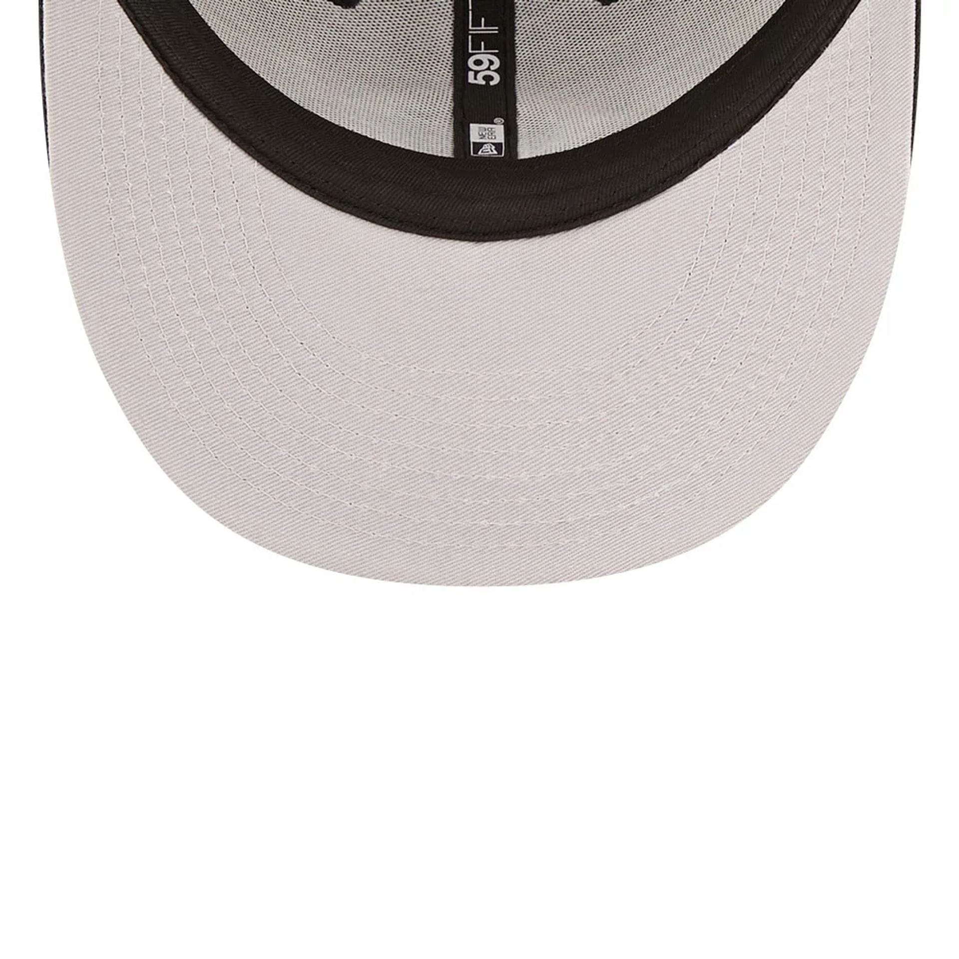 LA Dodgers MLB Black Low Profile 59FIFTY Fitted Cap - Image 2