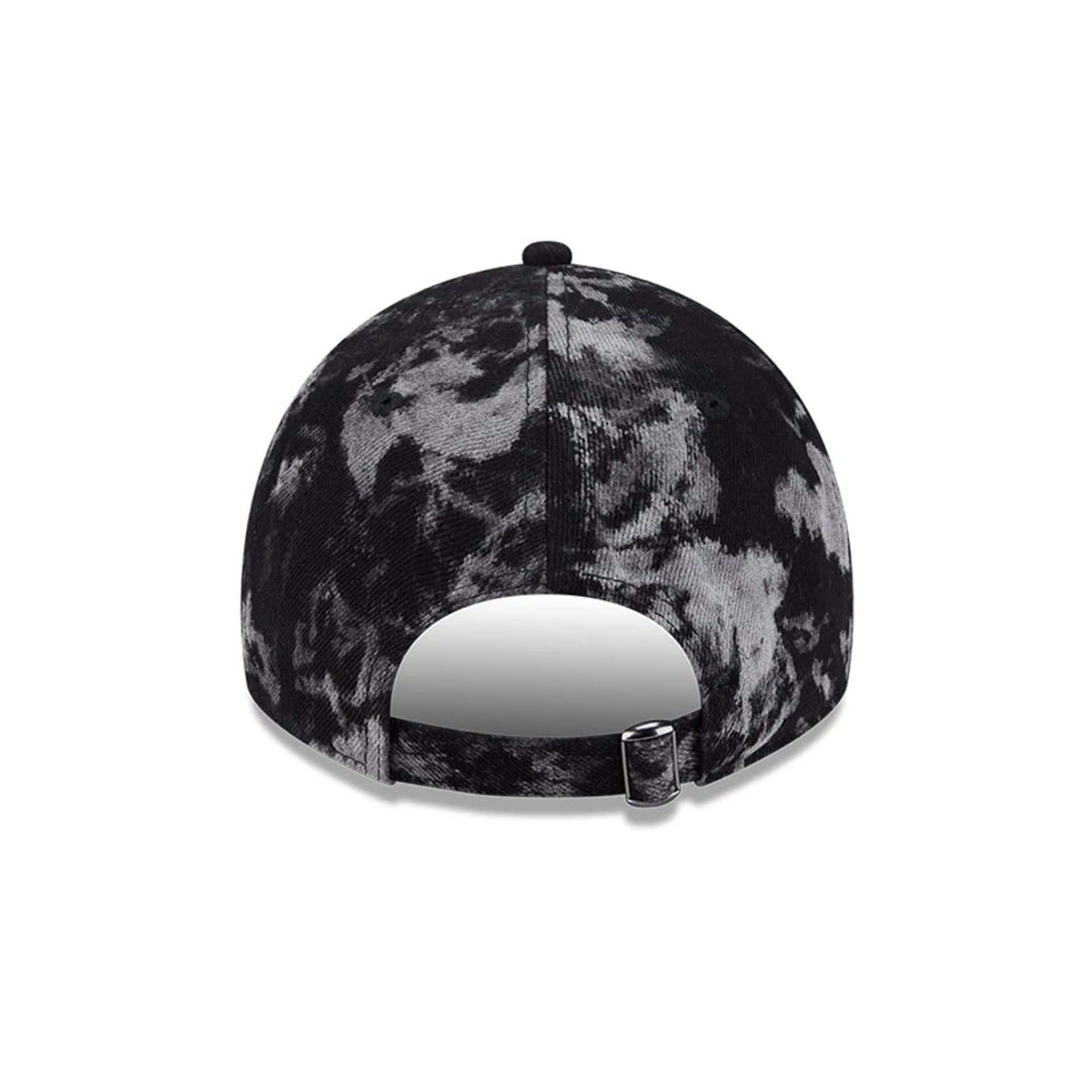 LA Dodgers MLB Bleached Denim Black 9TWENTY A-Frame Adjustable Cap - Image 6