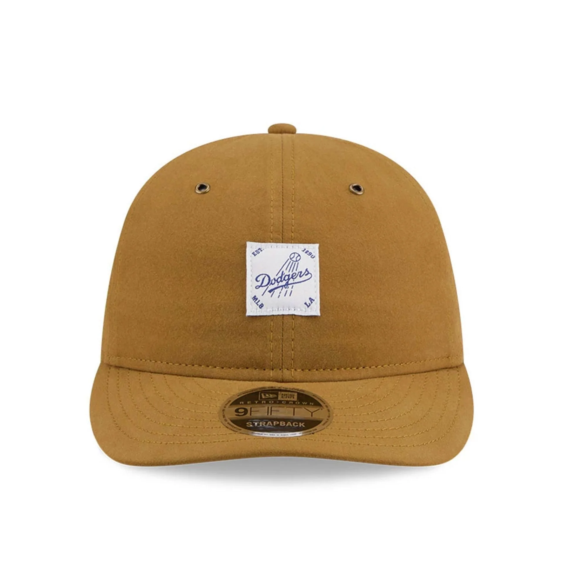LA Dodgers MLB Brushed Dark Beige Retro Crown 9FIFTY Adjustable Cap - Image 3