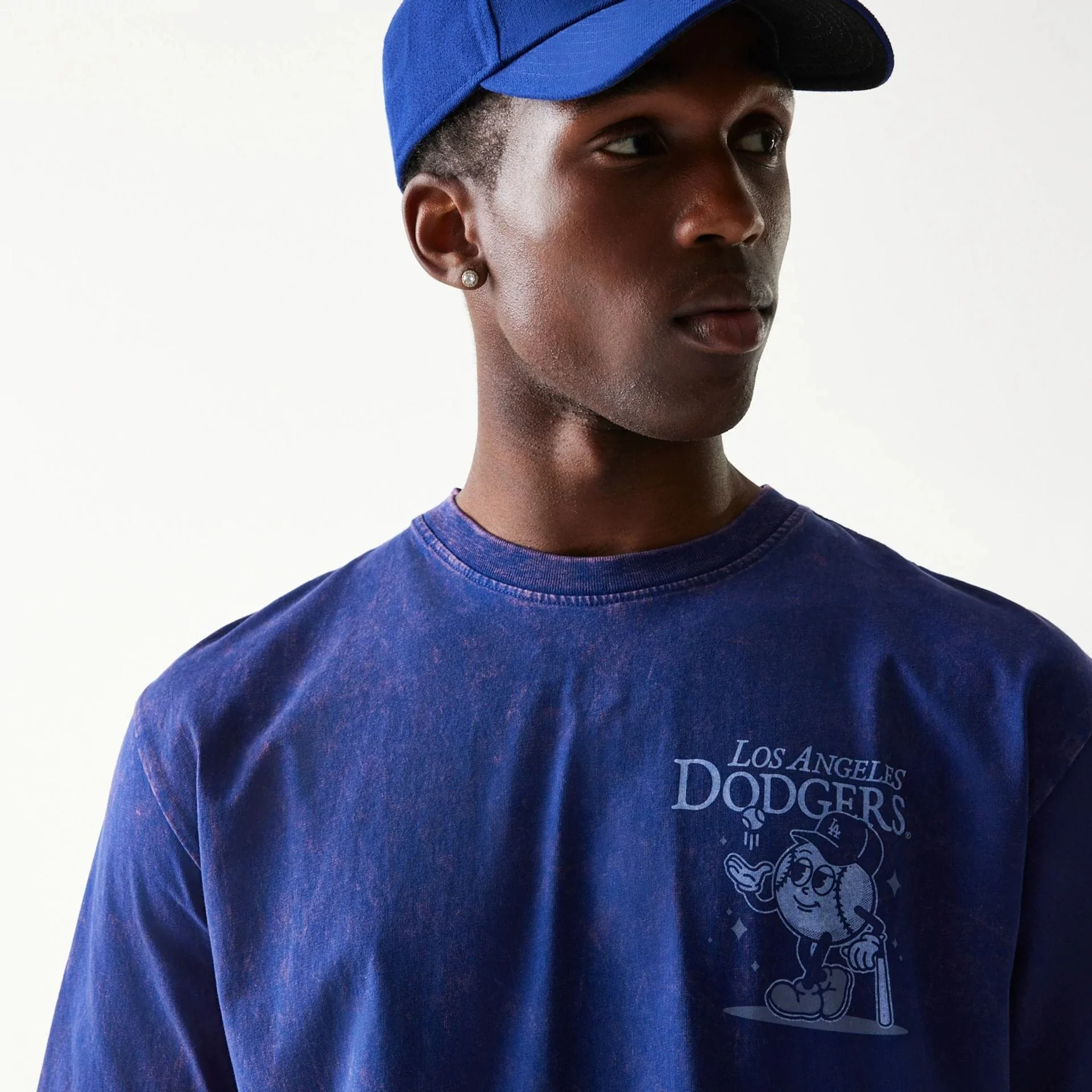 LA Dodgers MLB Character Dark Blue T-Shirt - Image 4