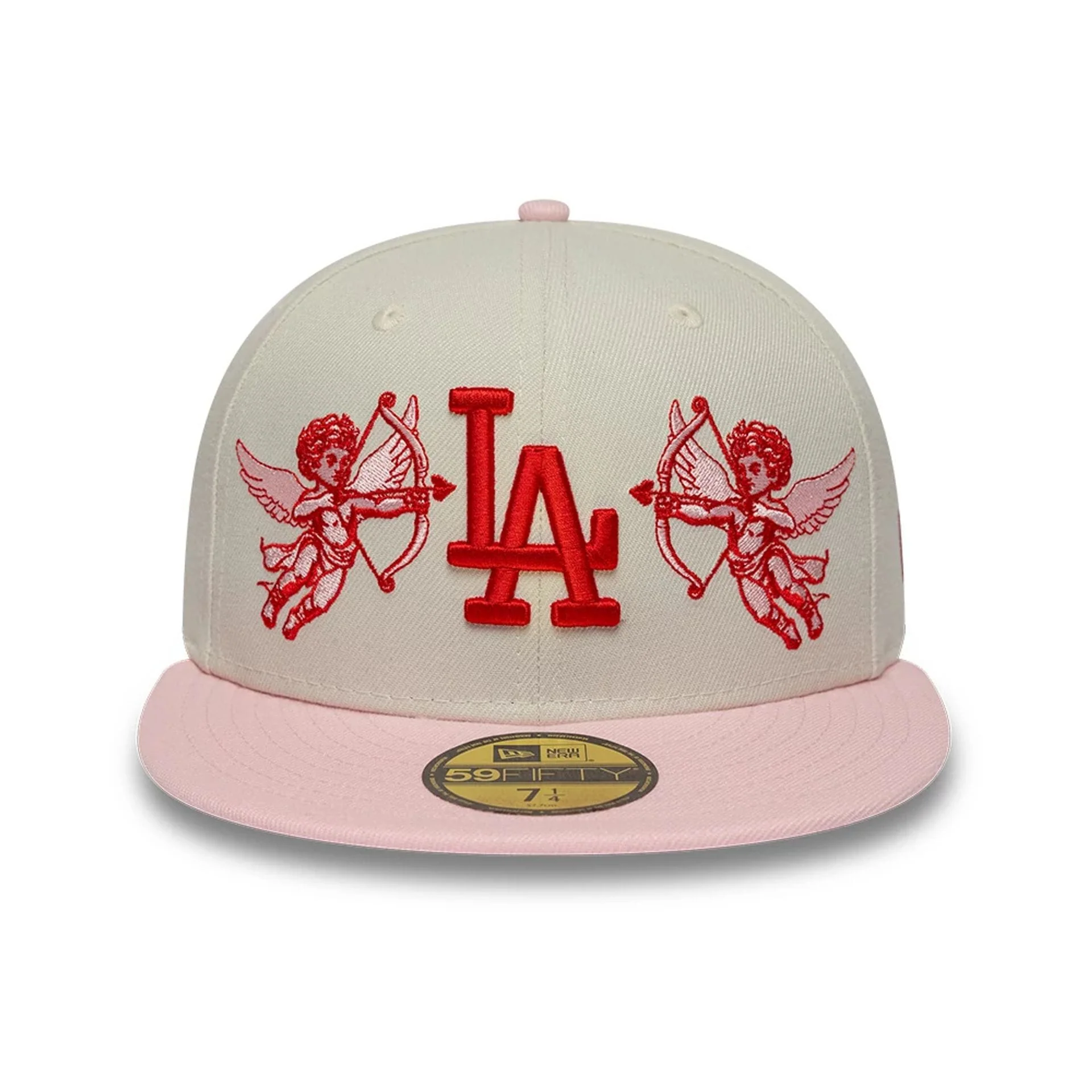 LA Dodgers MLB Cherub Light Beige 59FIFTY Fitted Cap - Image 2