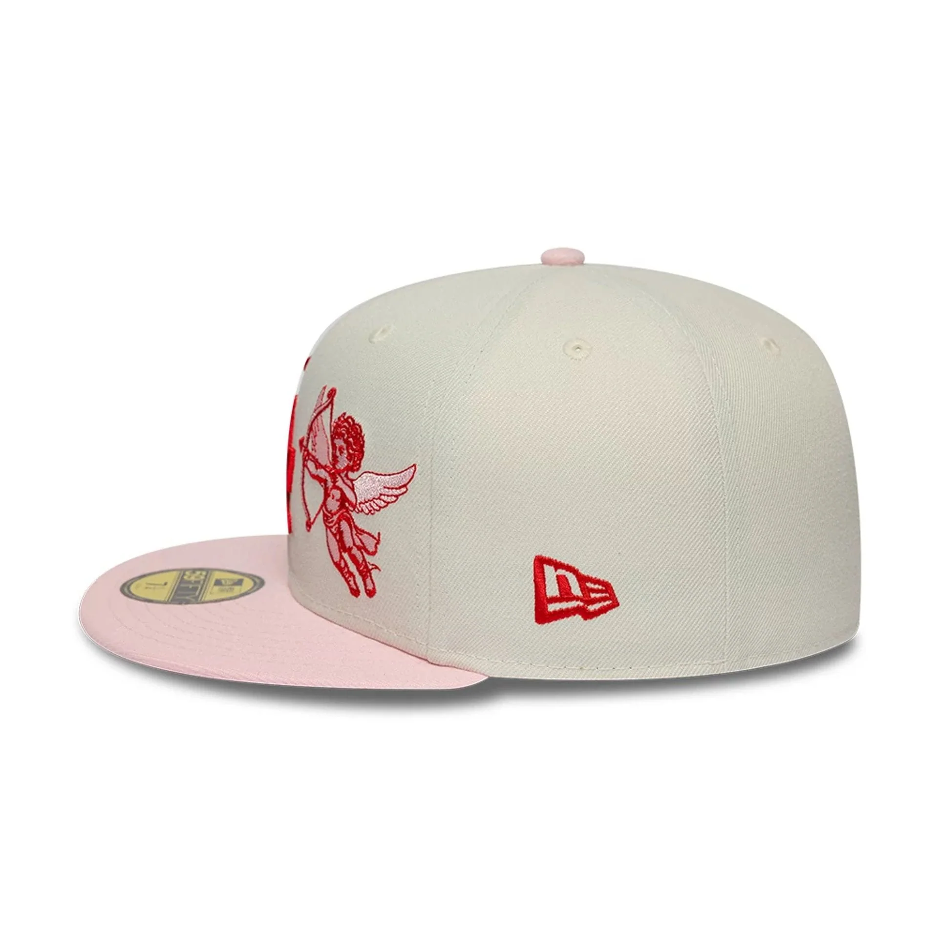 LA Dodgers MLB Cherub Light Beige 59FIFTY Fitted Cap - Image 4