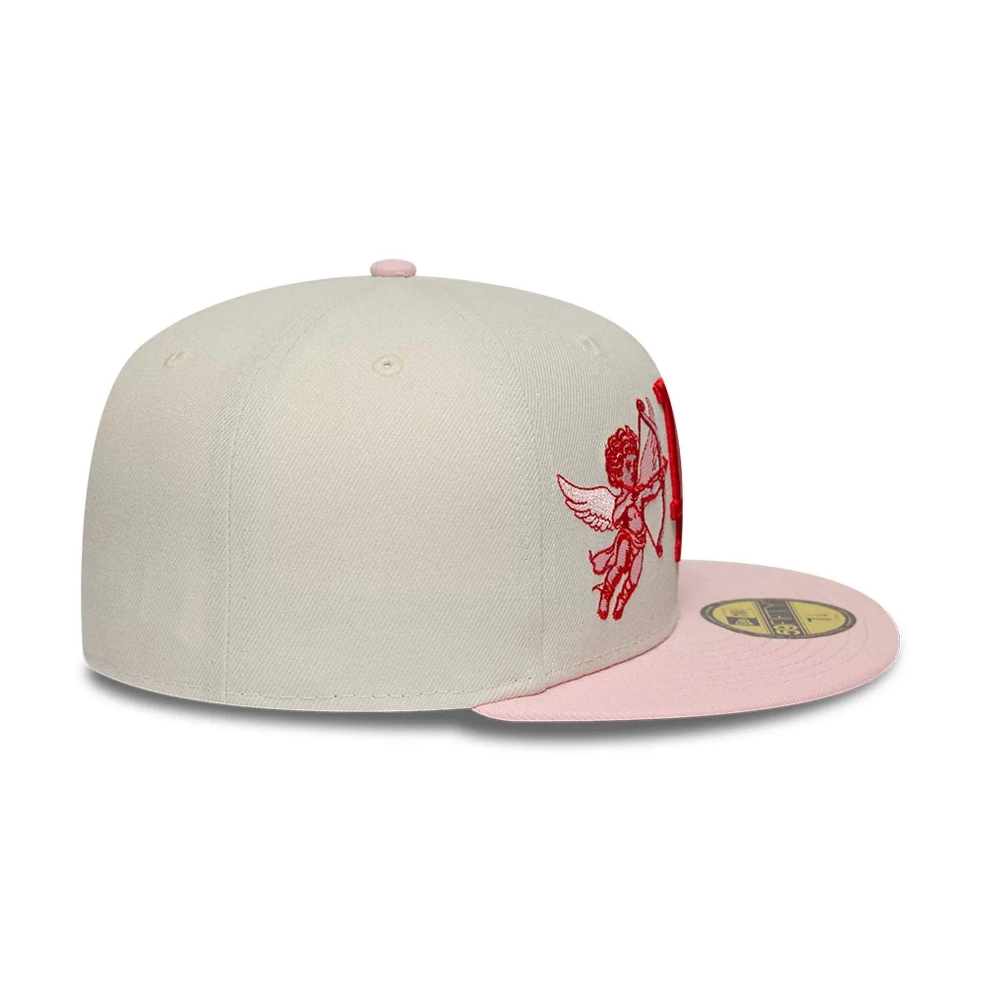 LA Dodgers MLB Cherub Light Beige 59FIFTY Fitted Cap - Image 5