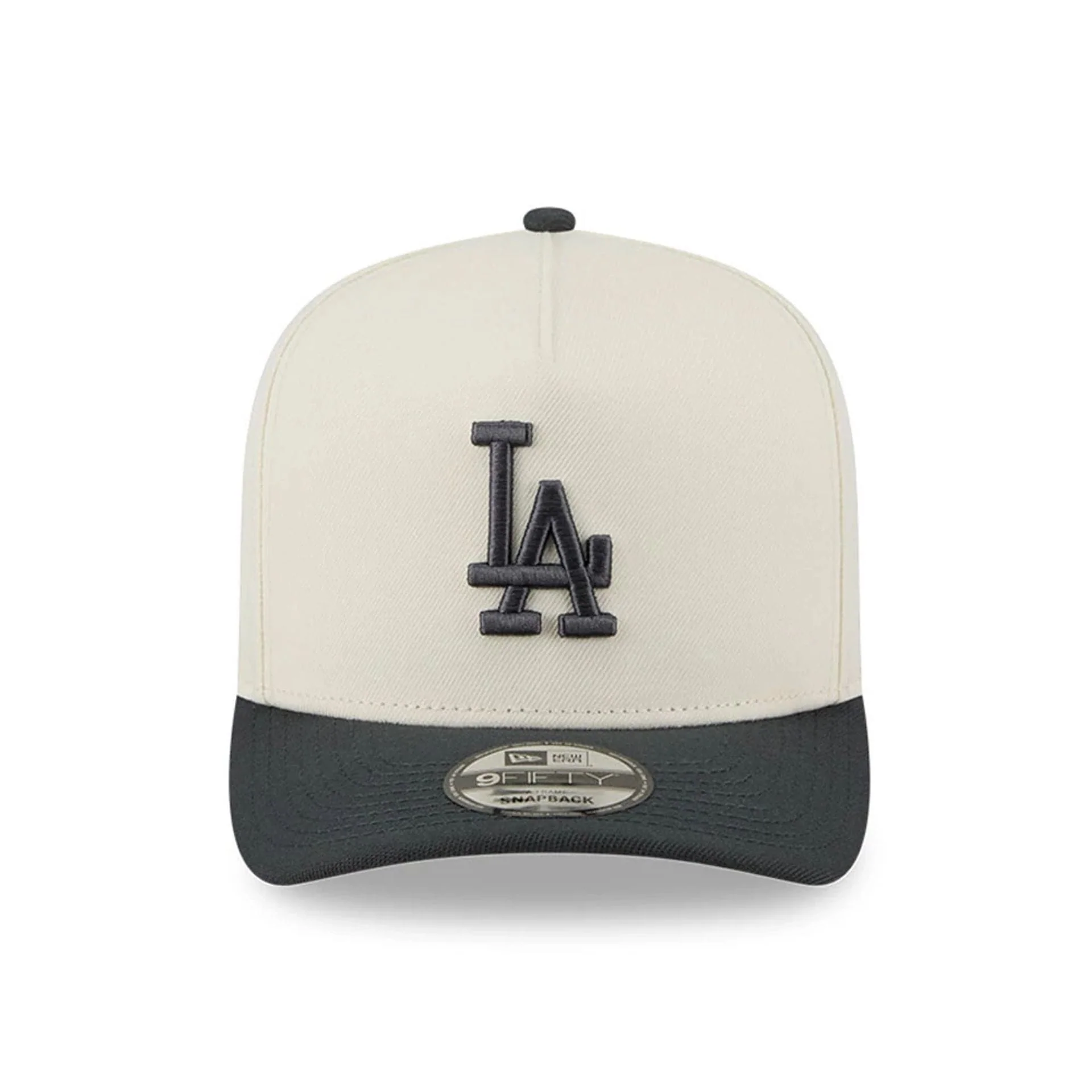 LA Dodgers MLB Chrome Cream 9FIFTY A-Frame Snapback Adjustable Cap - Image 3