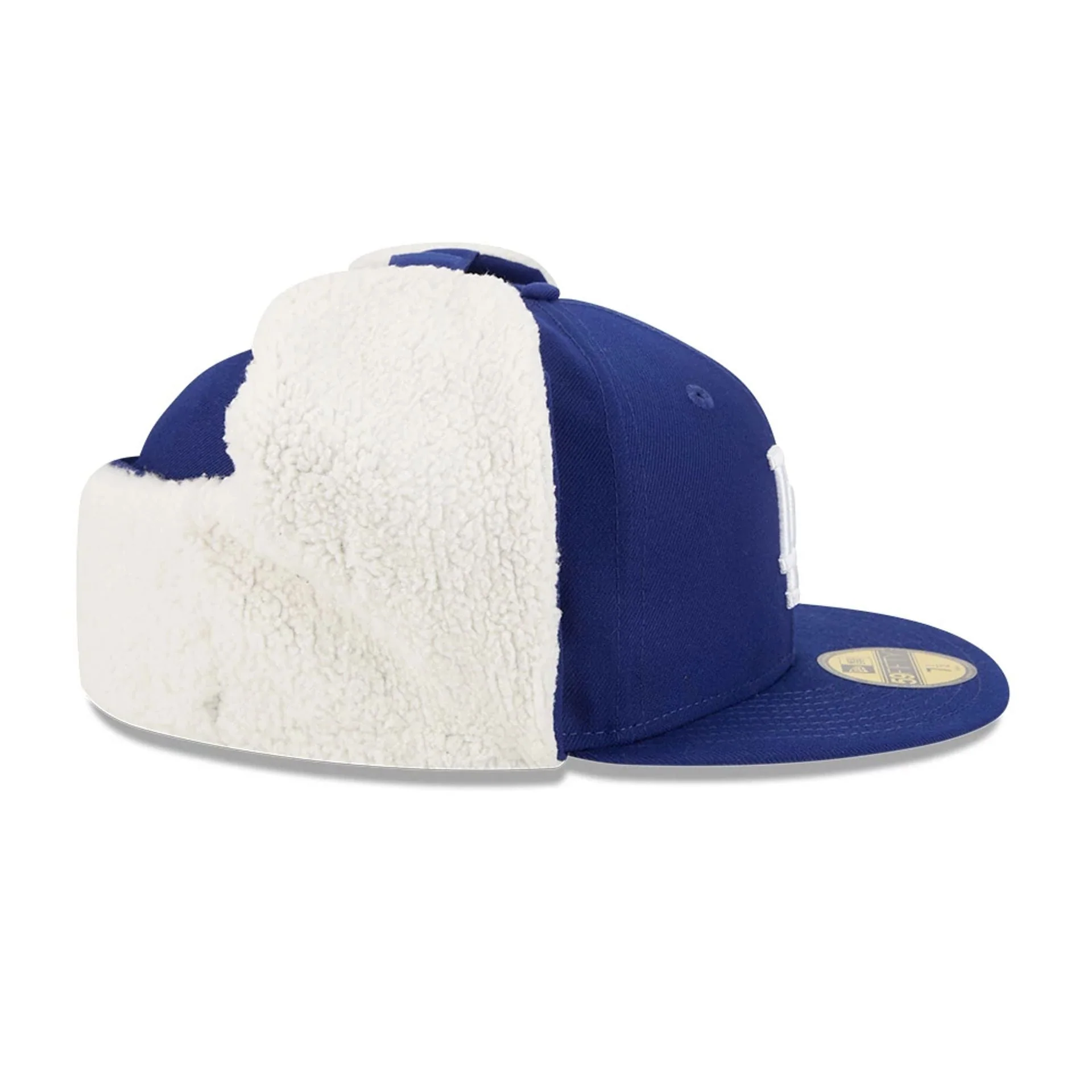 LA Dodgers MLB Classic Dark Blue Dogear 59FIFTY Fitted Cap - Image 7