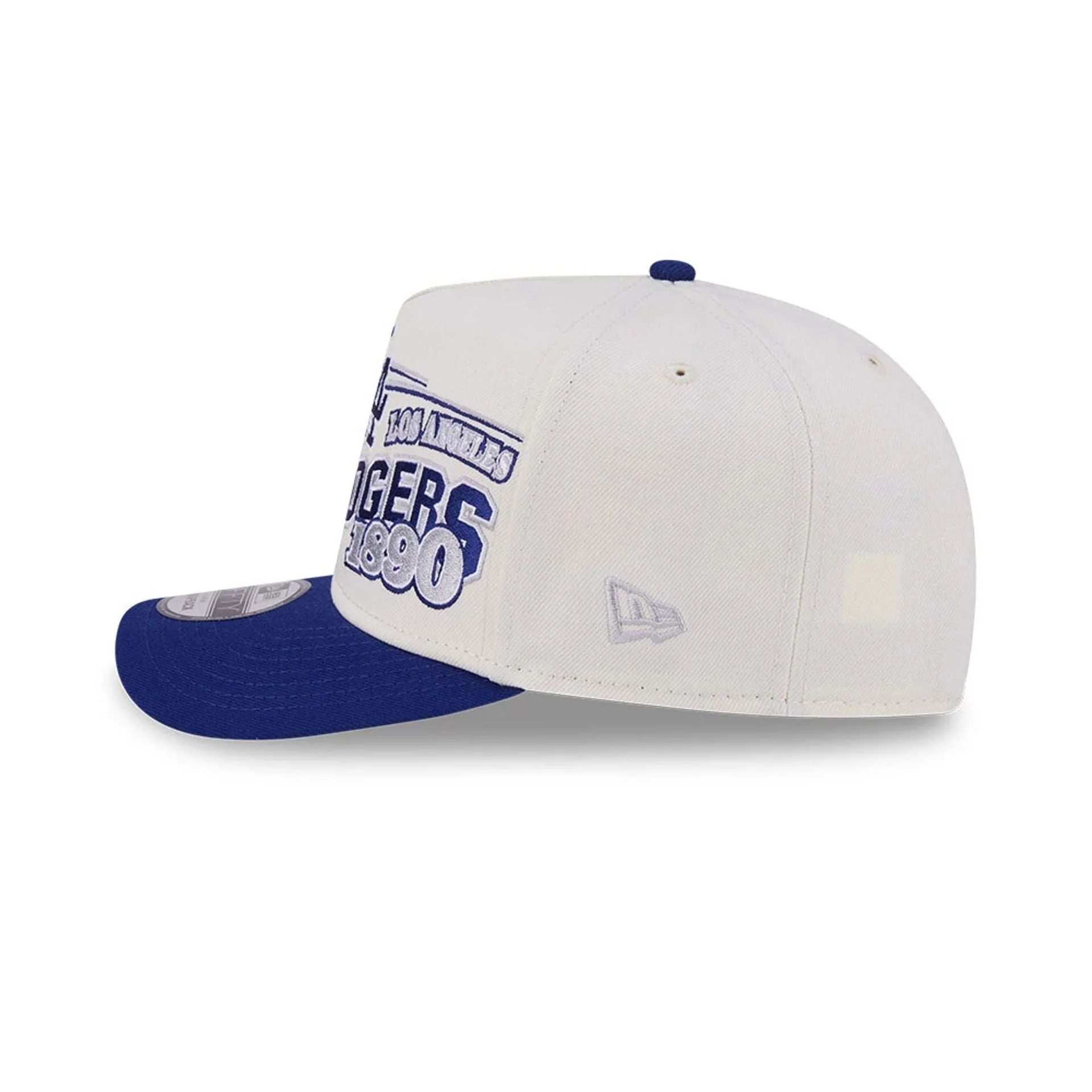 LA Dodgers MLB Classic White 9FIFTY A-Frame Snapback Adjustable Cap - Image 5