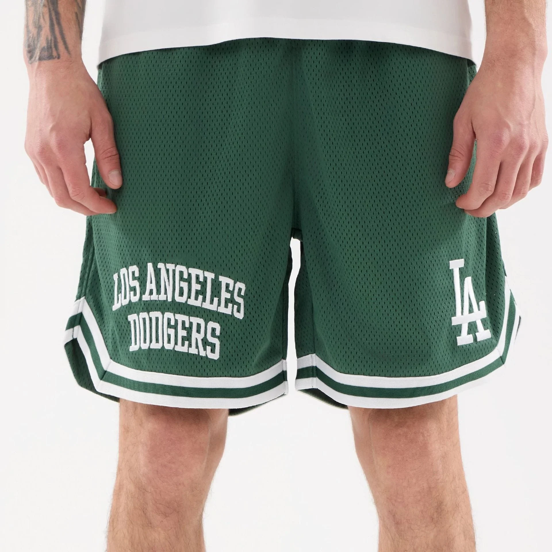 LA Dodgers MLB Comfort Dark Green Oversized Shorts - Image 6