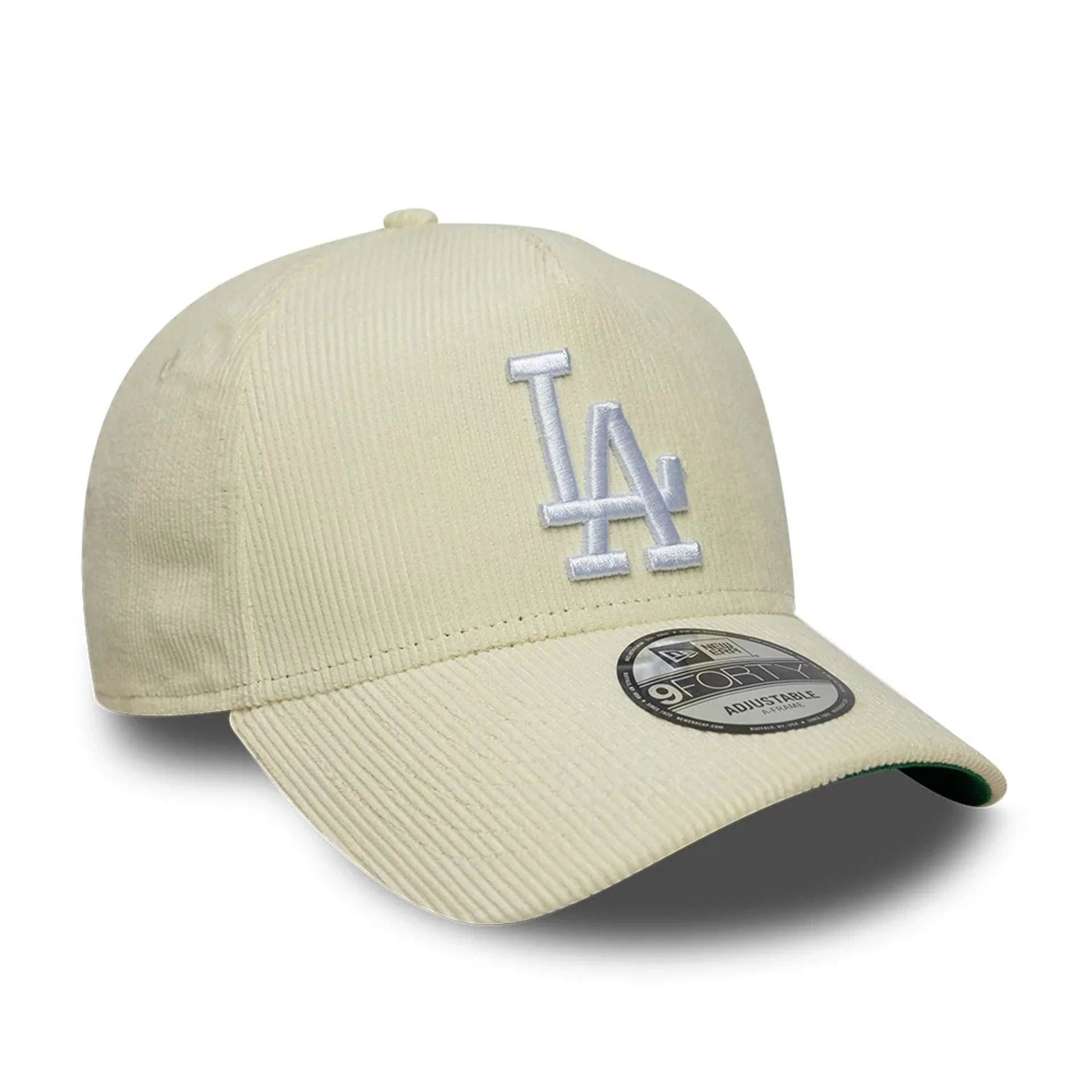 LA Dodgers MLB Cord Cream 9FORTY A-Frame Adjustable Cap - Image 4