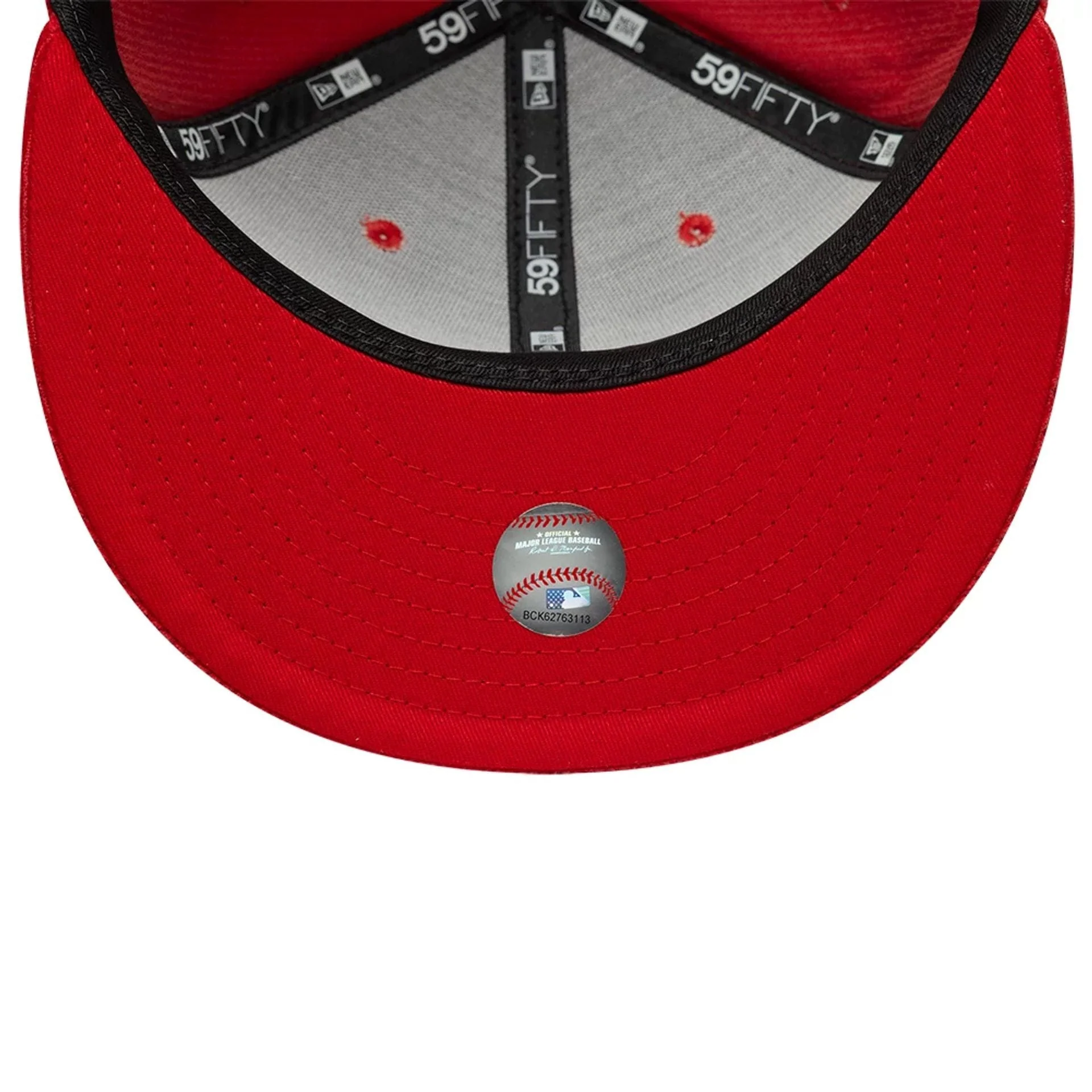 LA Dodgers MLB Cord Red 59FIFTY Fitted Cap - Image 7