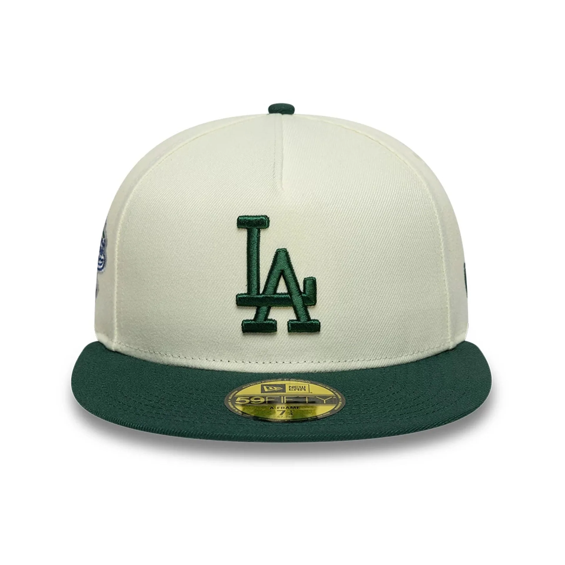 LA Dodgers MLB Cream 59FIFTY A-Frame Fitted Cap - Image 3