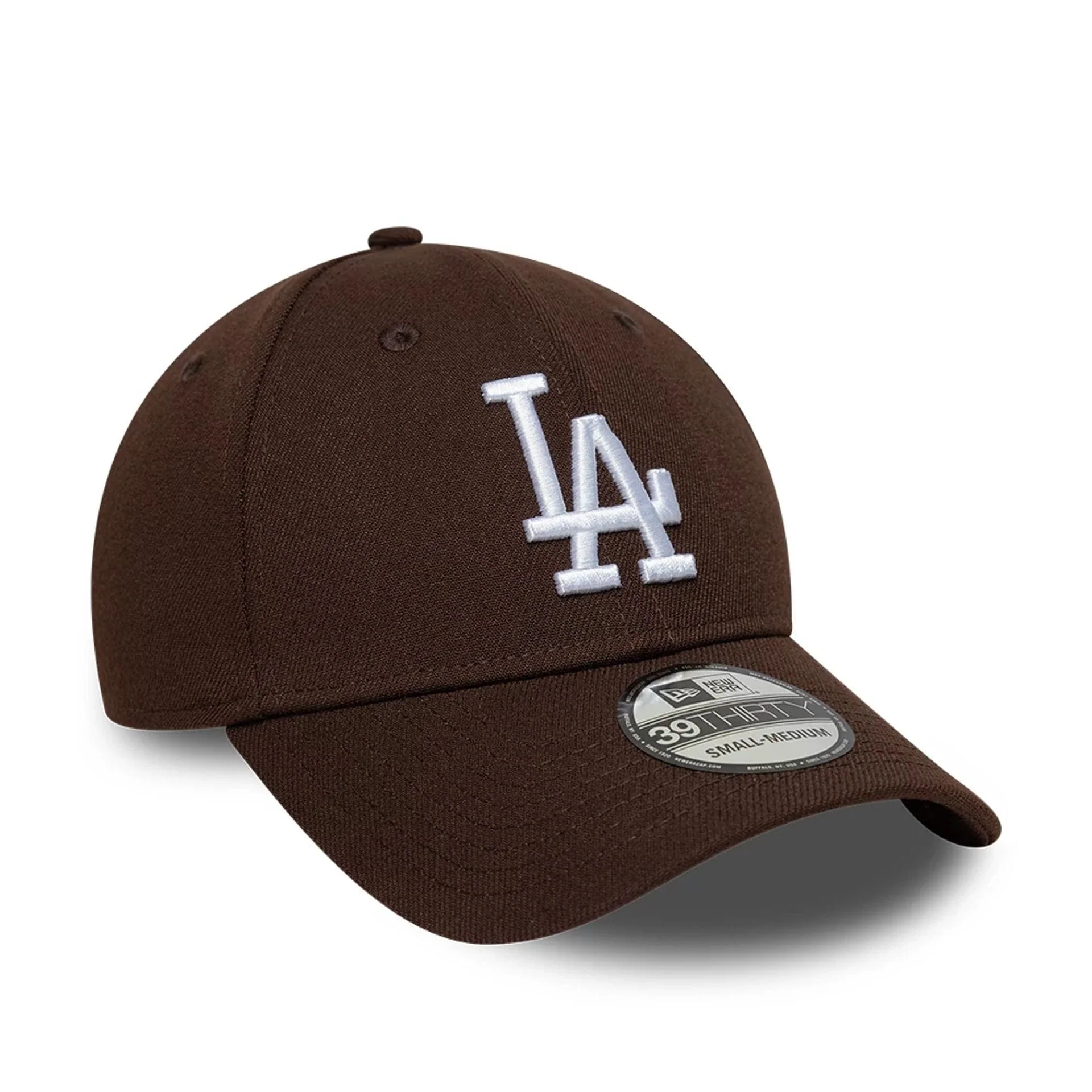 LA Dodgers MLB Dark Brown 39THIRTY Stretch Fit Cap - Image 3