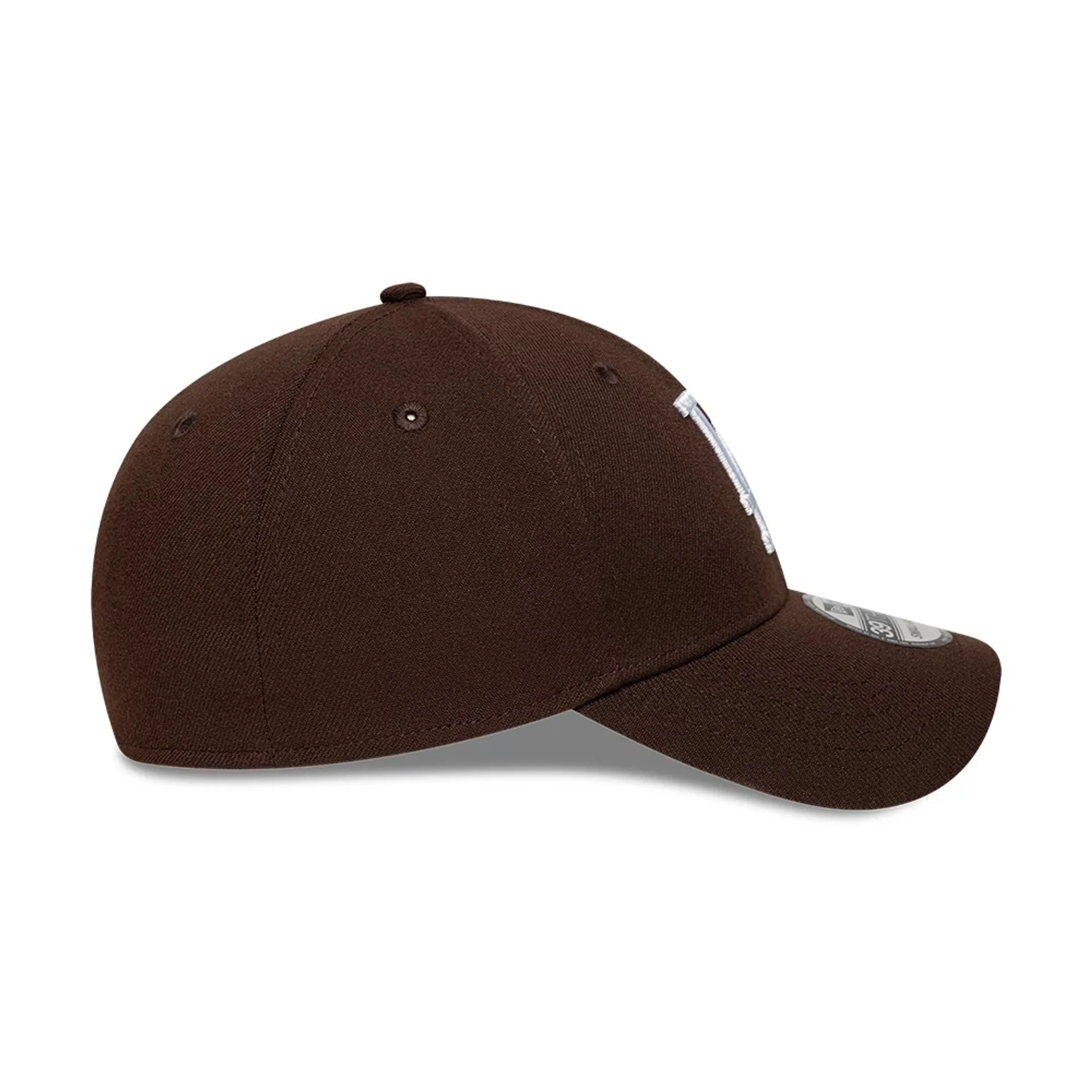 LA Dodgers MLB Dark Brown 39THIRTY Stretch Fit Cap - Image 5