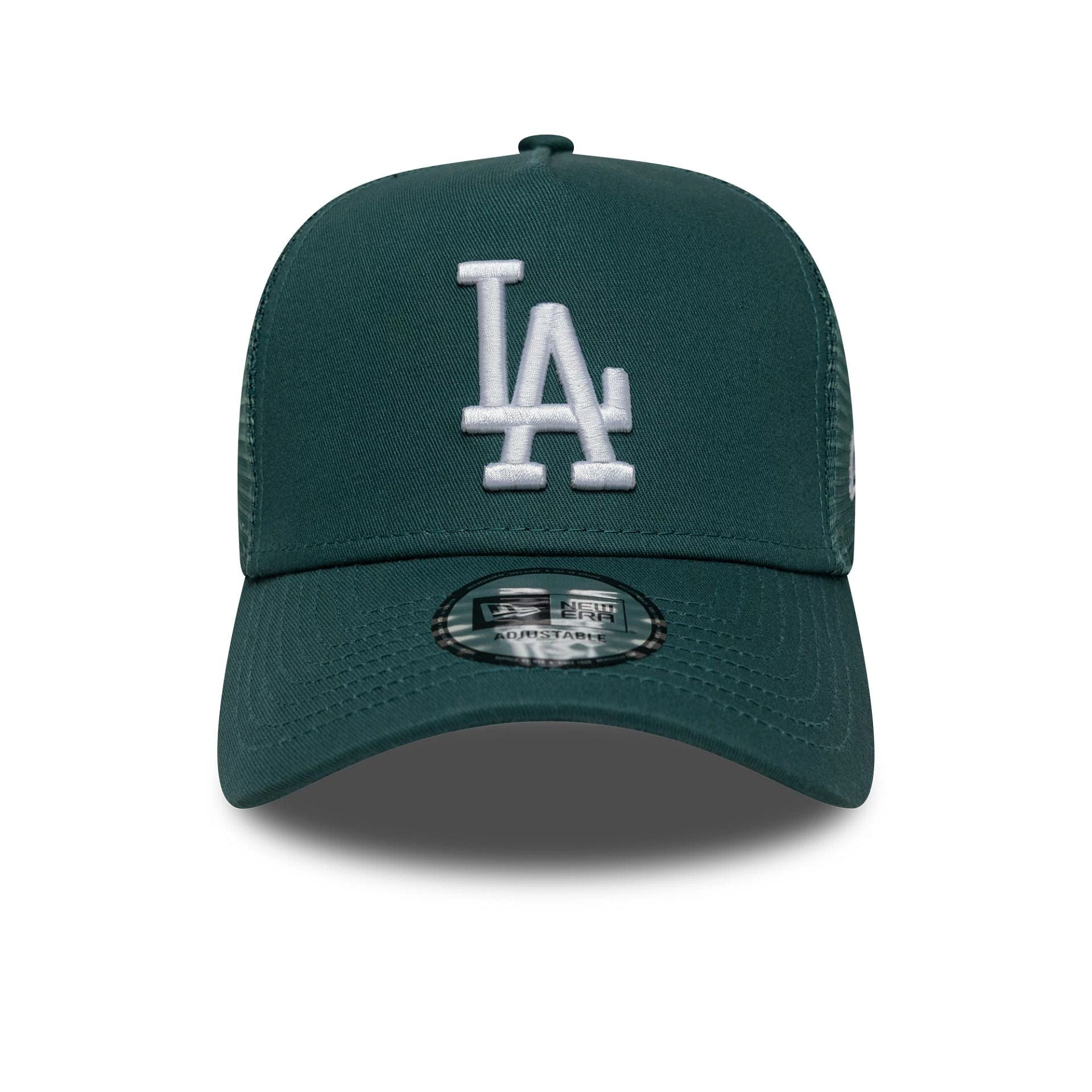 LA Dodgers MLB Dark Green 9FORTY A-Frame Trucker Cap - Image 2