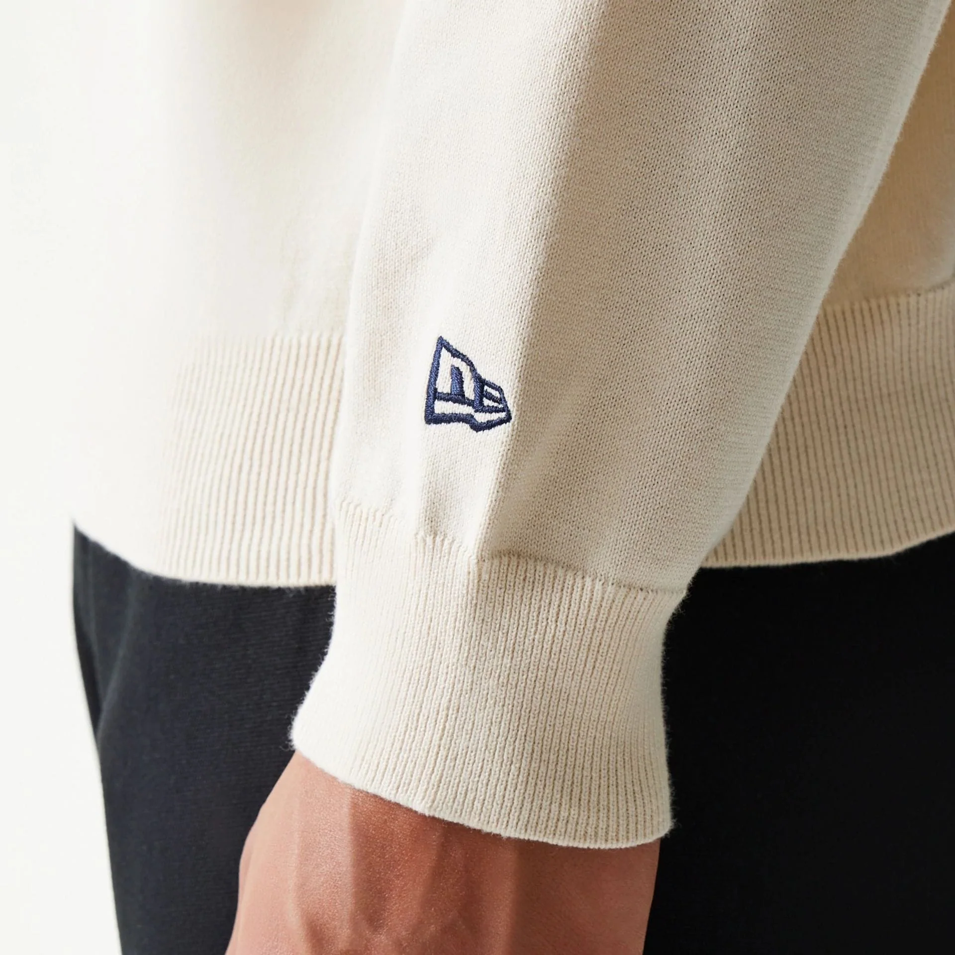 LA Dodgers MLB Essential Open White Knitted Sweater - Image 7