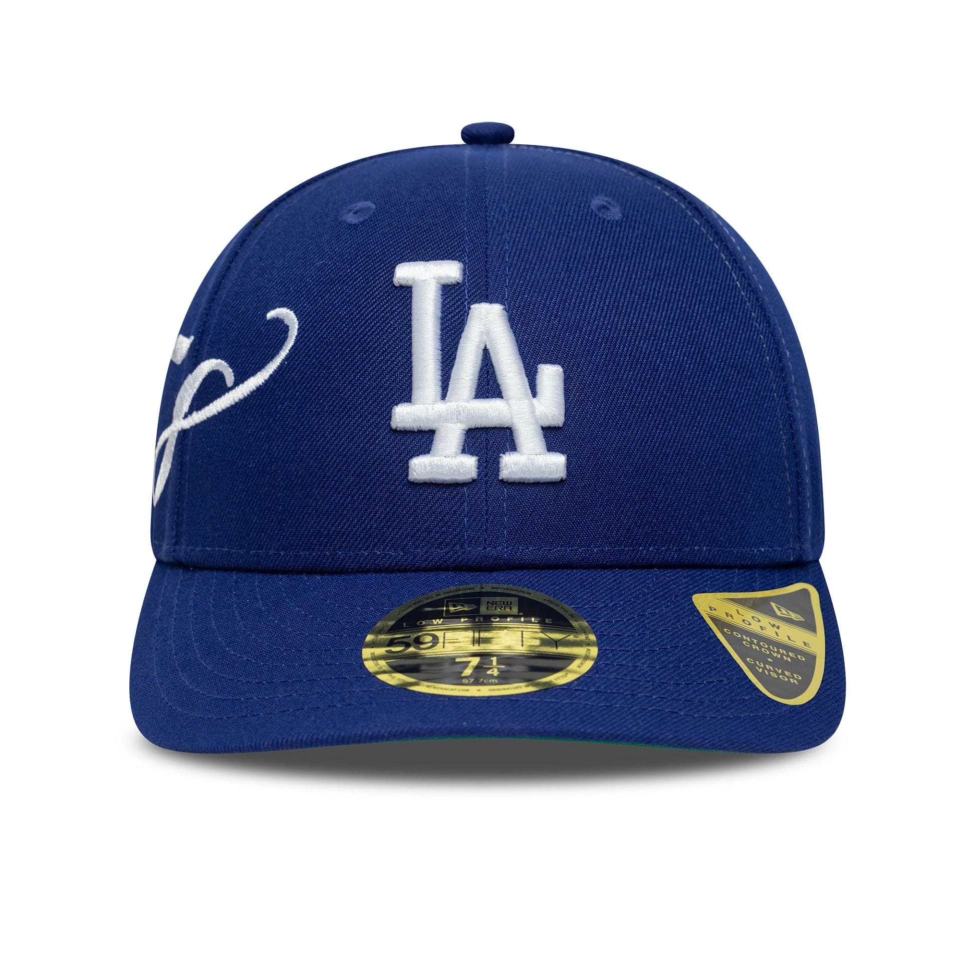LA Dodgers MLB Est Script Dark Blue Low Profile 59FIFTY Fitted Cap - Image 3