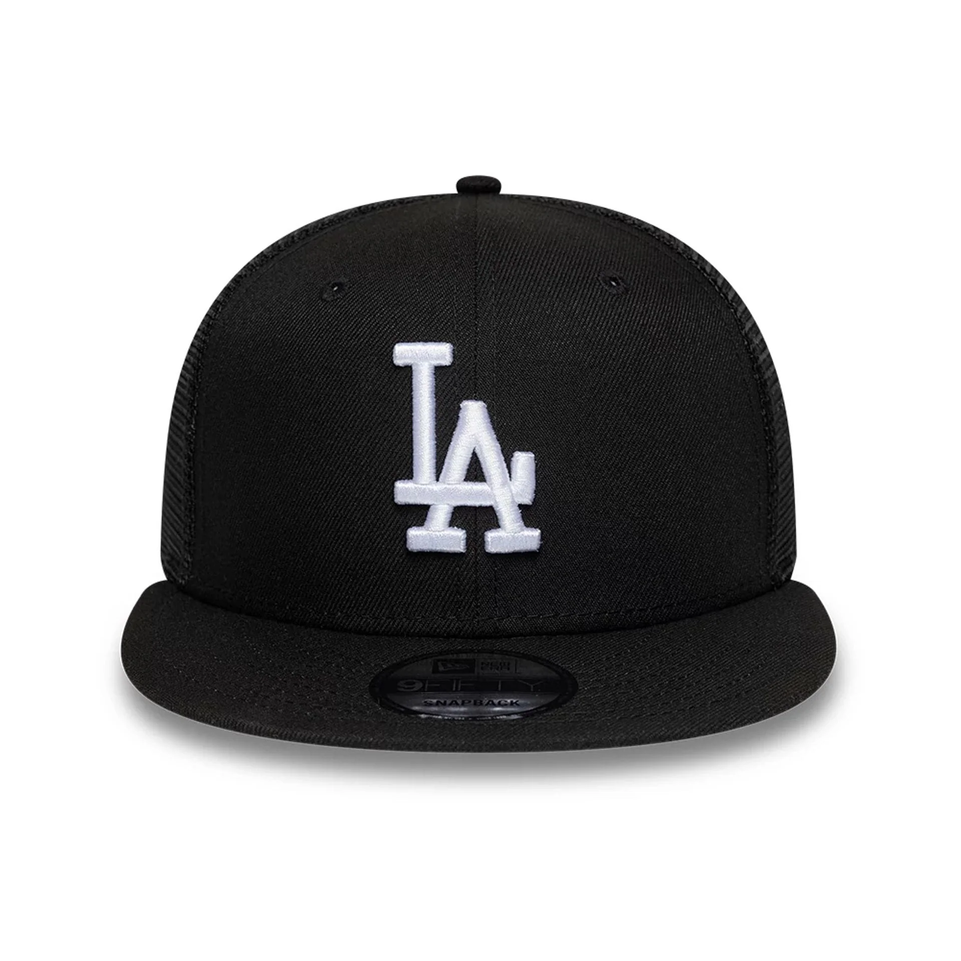 LA Dodgers MLB Evergreen Black 9FIFTY Trucker Adjustable Cap - Image 3
