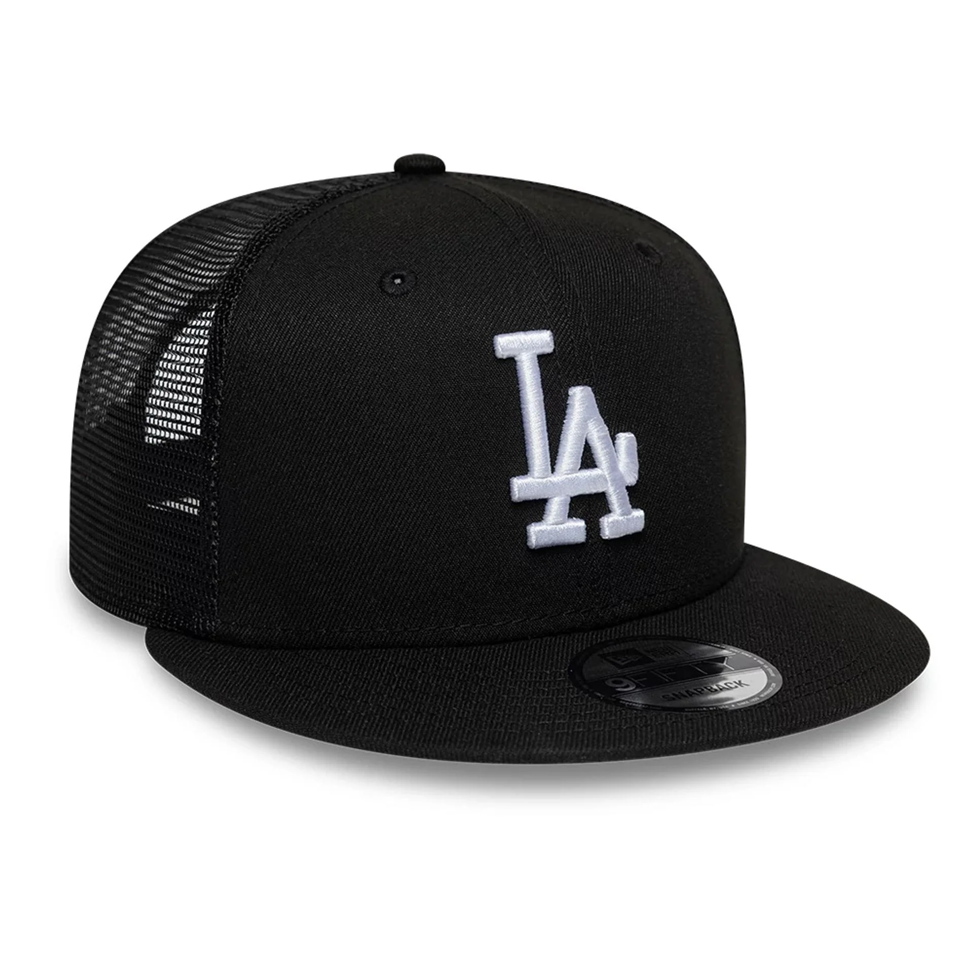 LA Dodgers MLB Evergreen Black 9FIFTY Trucker Adjustable Cap - Image 4