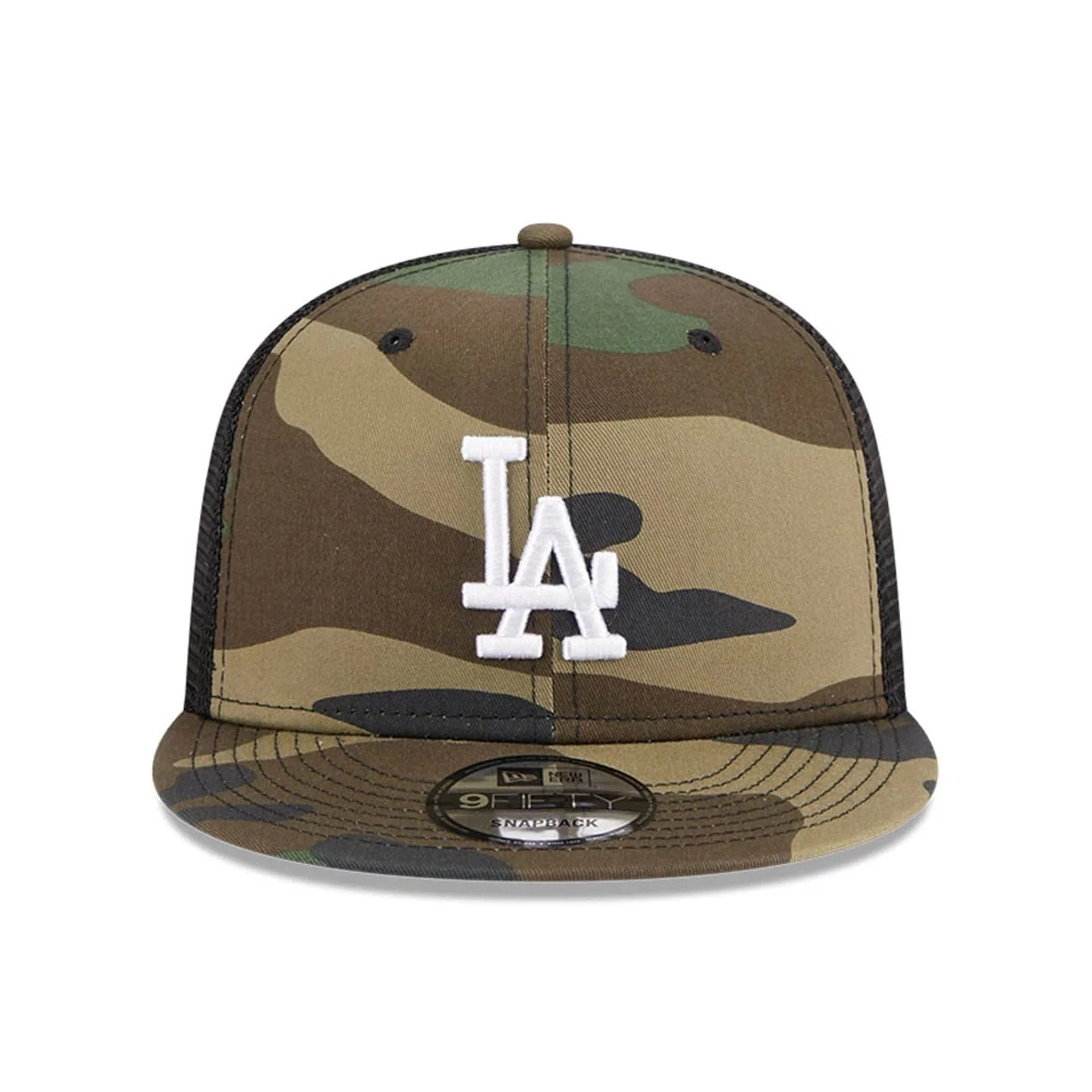 LA Dodgers MLB Evergreen Camo 9FIFTY Trucker Adjustable Cap - Image 3