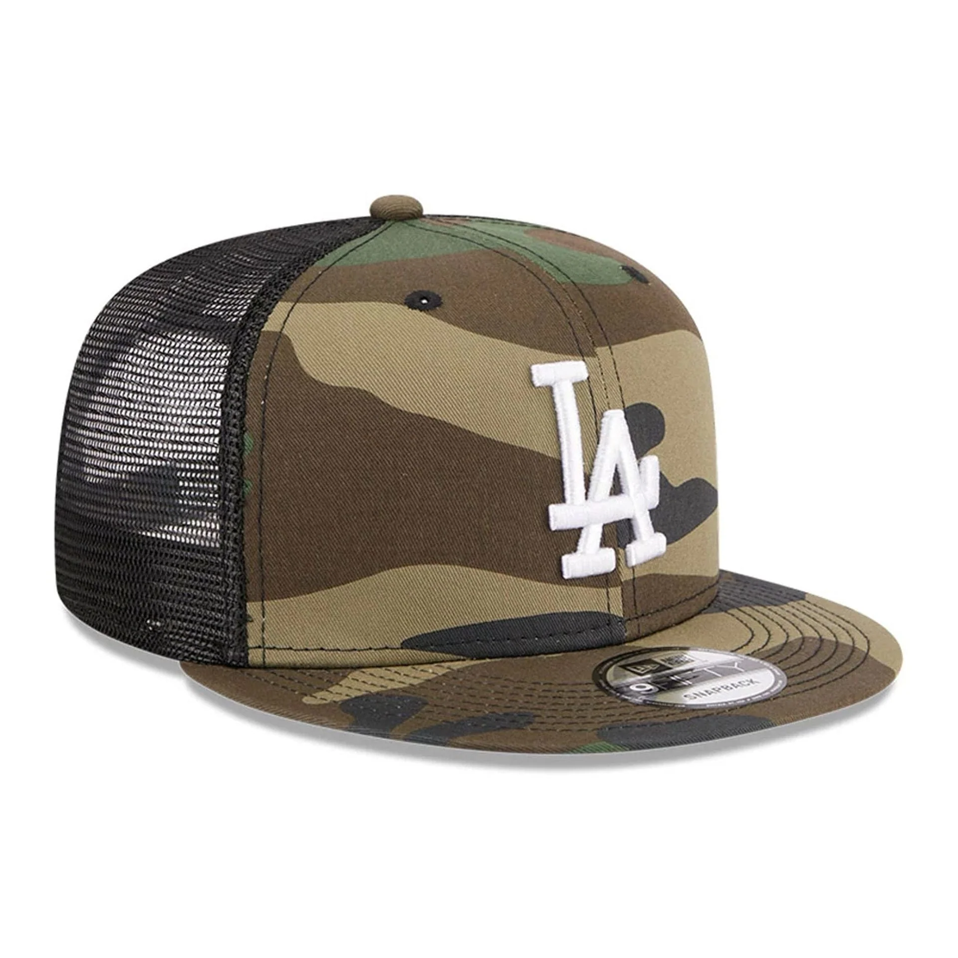 LA Dodgers MLB Evergreen Camo 9FIFTY Trucker Adjustable Cap - Image 4