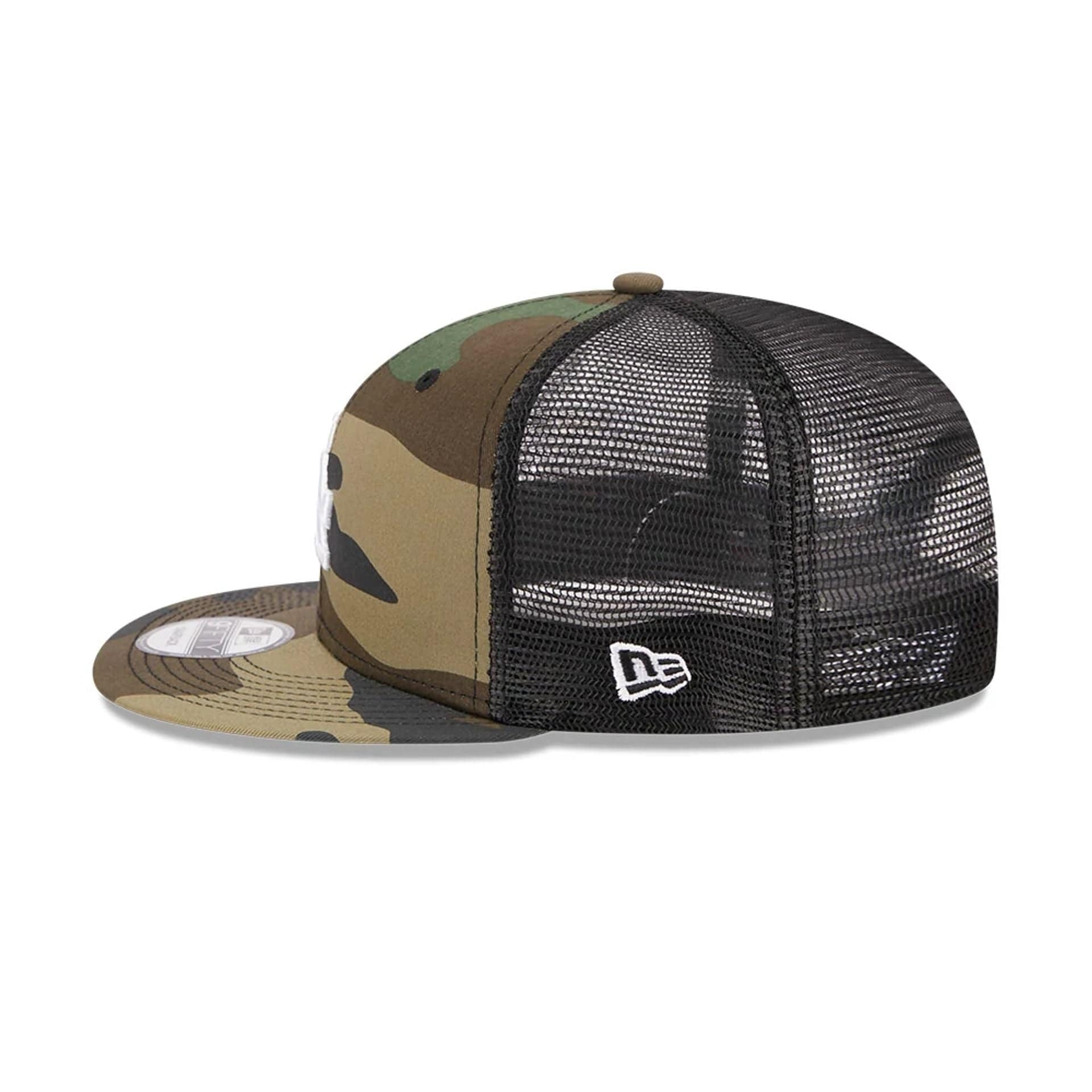 LA Dodgers MLB Evergreen Camo 9FIFTY Trucker Adjustable Cap - Image 6