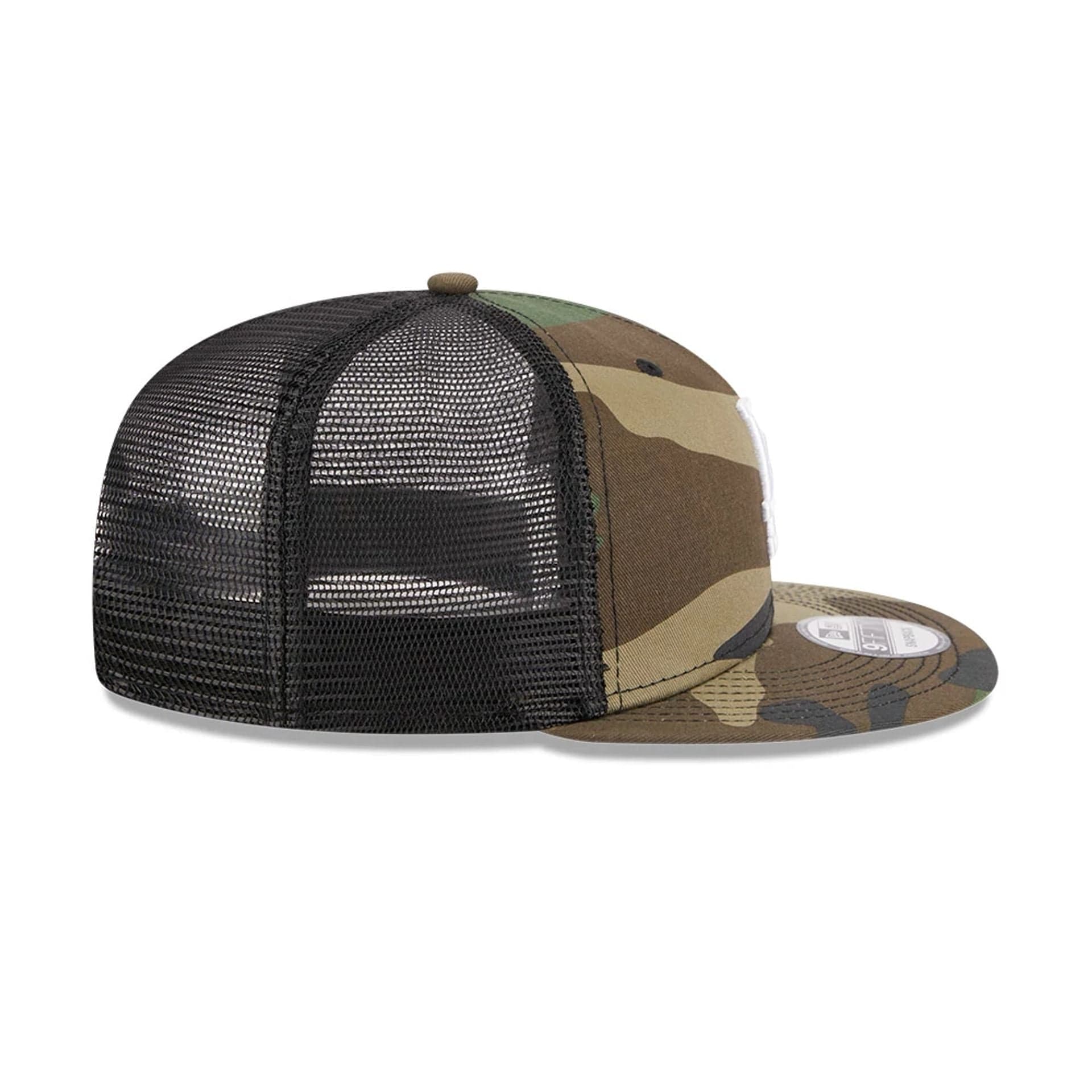 LA Dodgers MLB Evergreen Camo 9FIFTY Trucker Adjustable Cap - Image 7