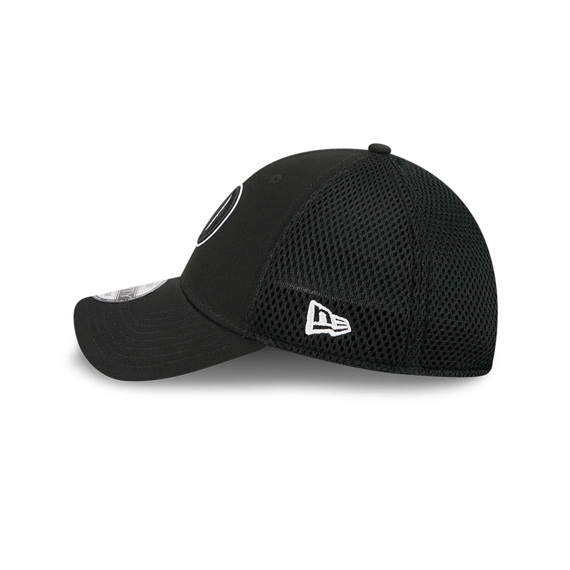 LA Dodgers MLB Evergreen Neo Black 39THIRTY Stretch Fit Cap - Image 5