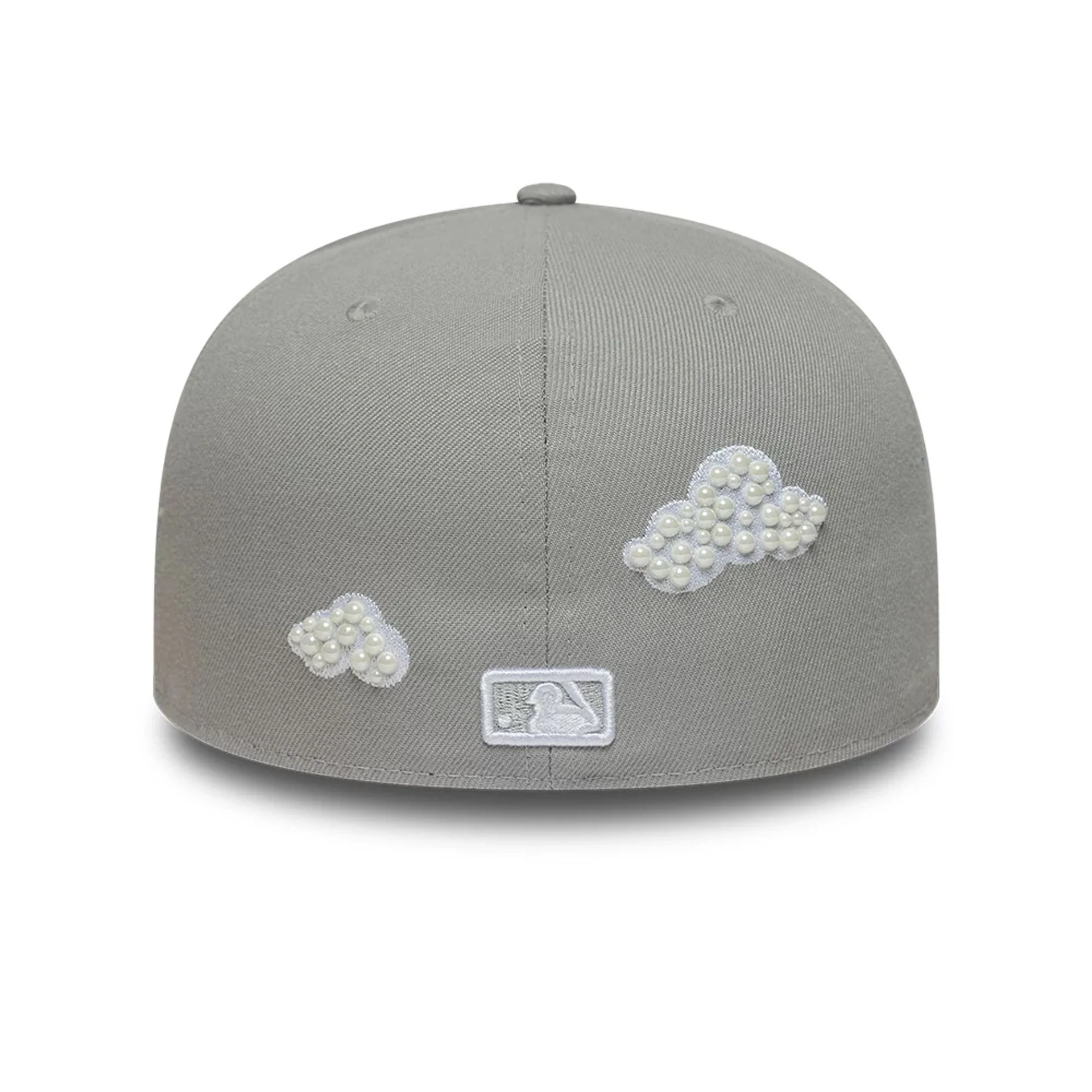 LA Dodgers MLB Faux Pearl Cloud Grey 59FIFTY Fitted Cap - Image 3