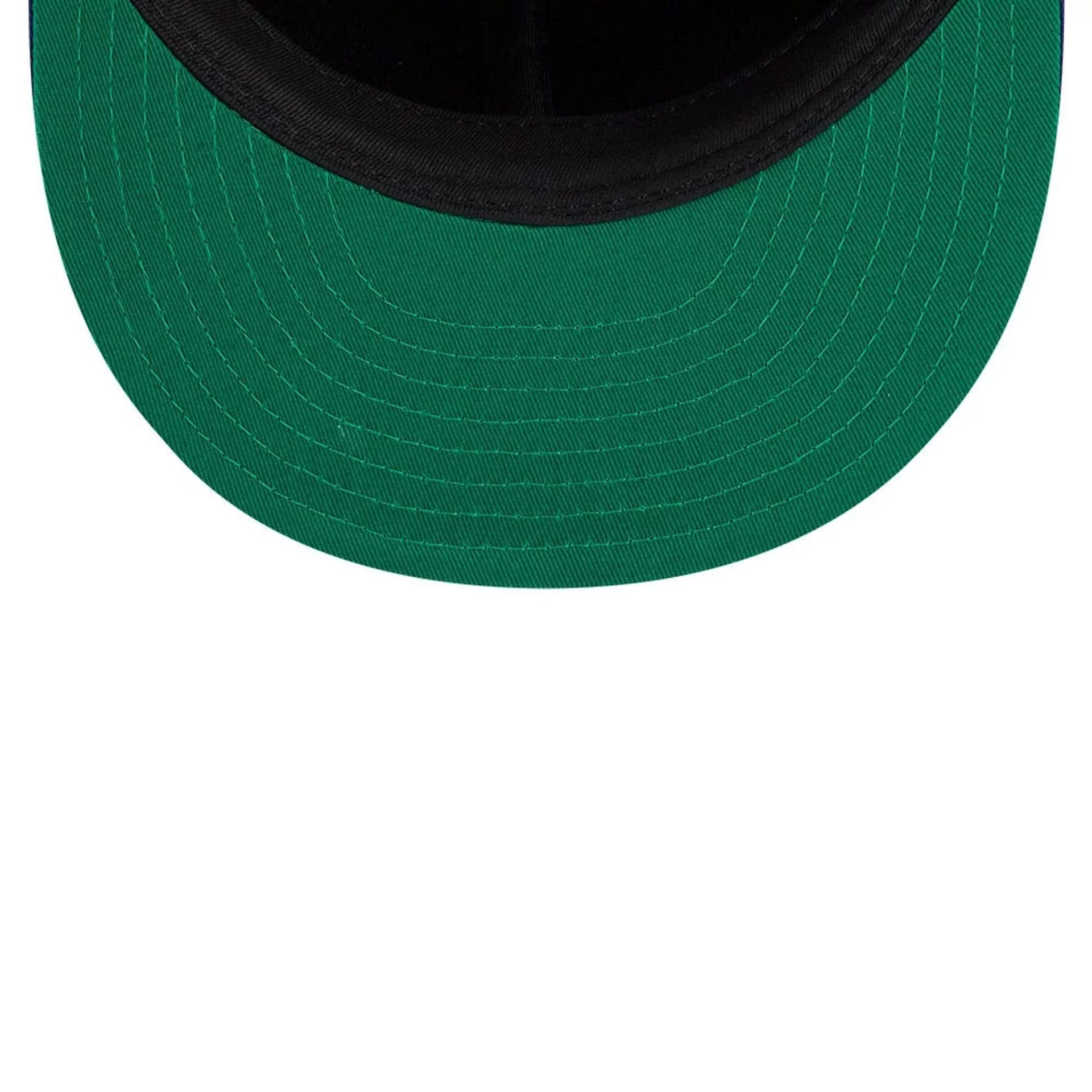 LA Dodgers MLB Felt Logo Dark Blue Retro Crown 59FIFTY Fitted Cap - Image 2