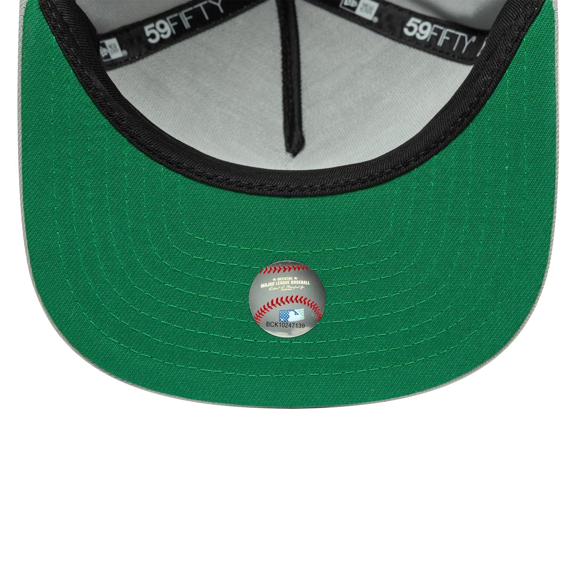 LA Dodgers MLB Flat Grey 59FIFTY A-Frame Fitted Cap - Image 2