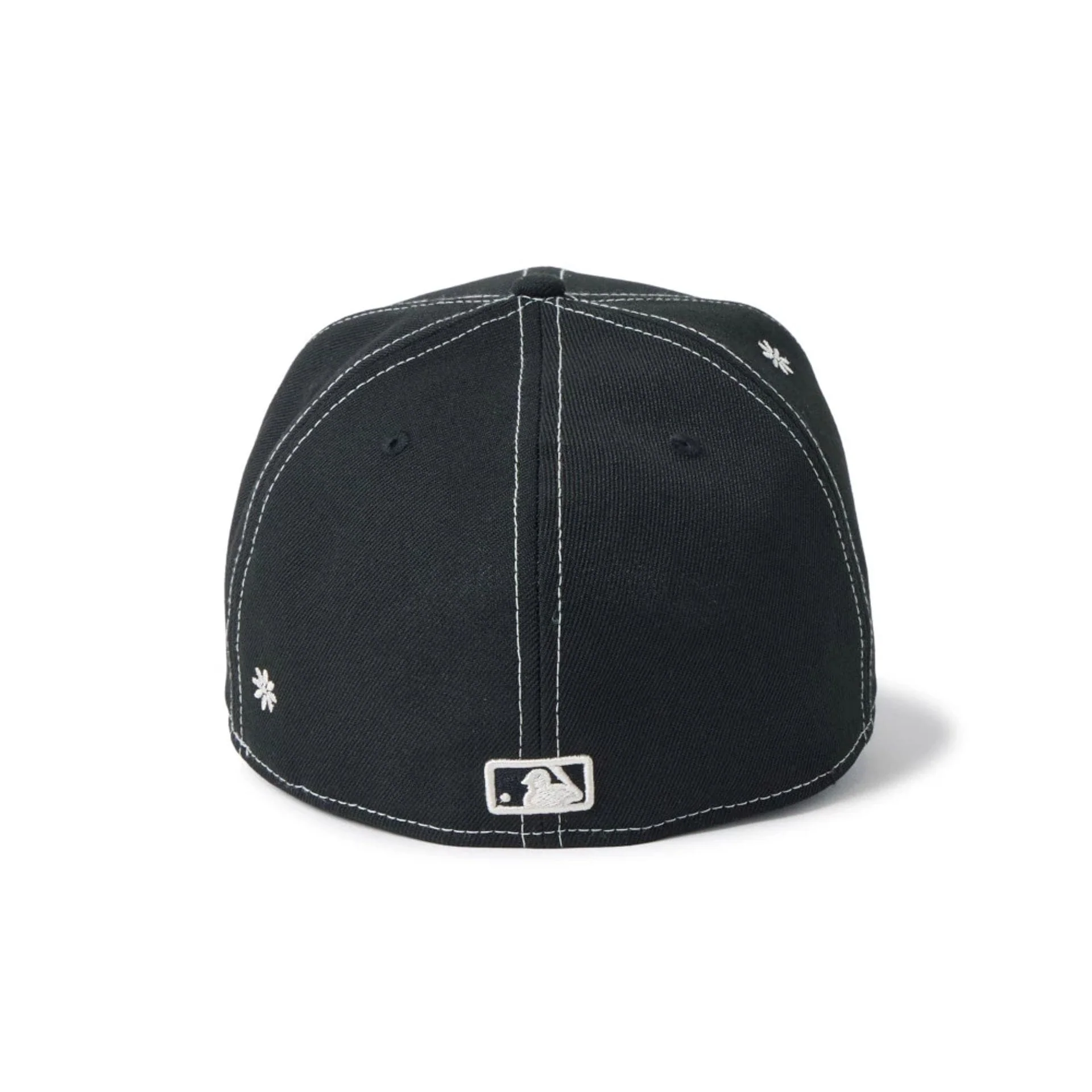 LA Dodgers MLB Floral Black 59FIFTY Fitted Cap - Image 9