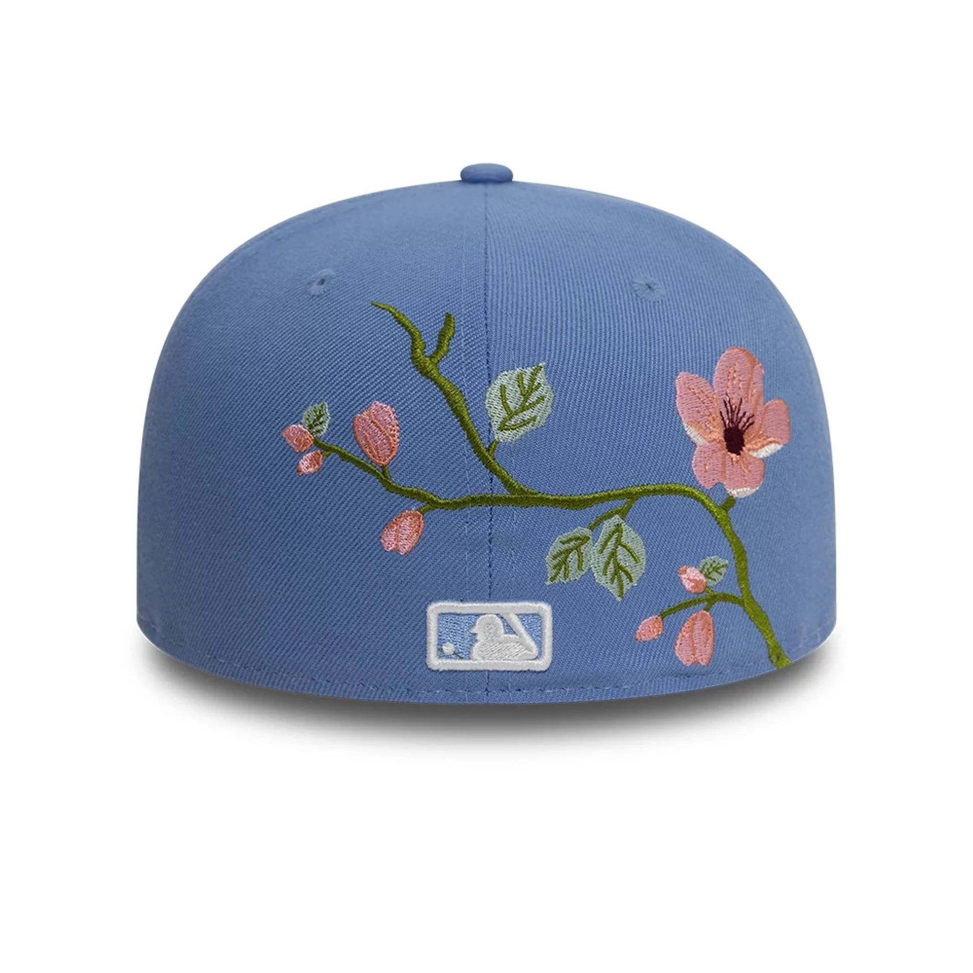 LA Dodgers MLB Floral Blue 59FIFTY Fitted Cap - Image 2