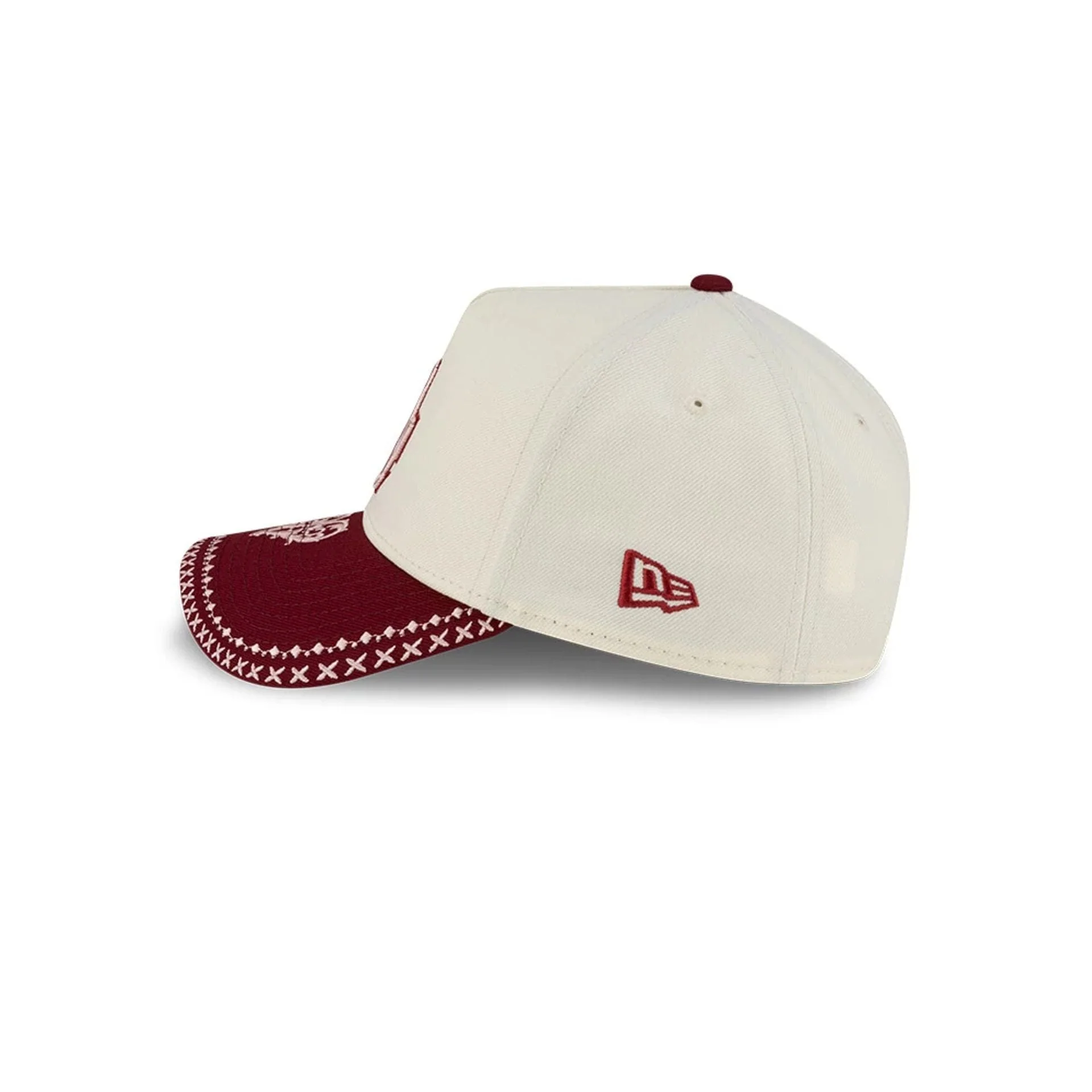 LA Dodgers MLB Flourishes White 9FORTY A-Frame Cap - Image 4