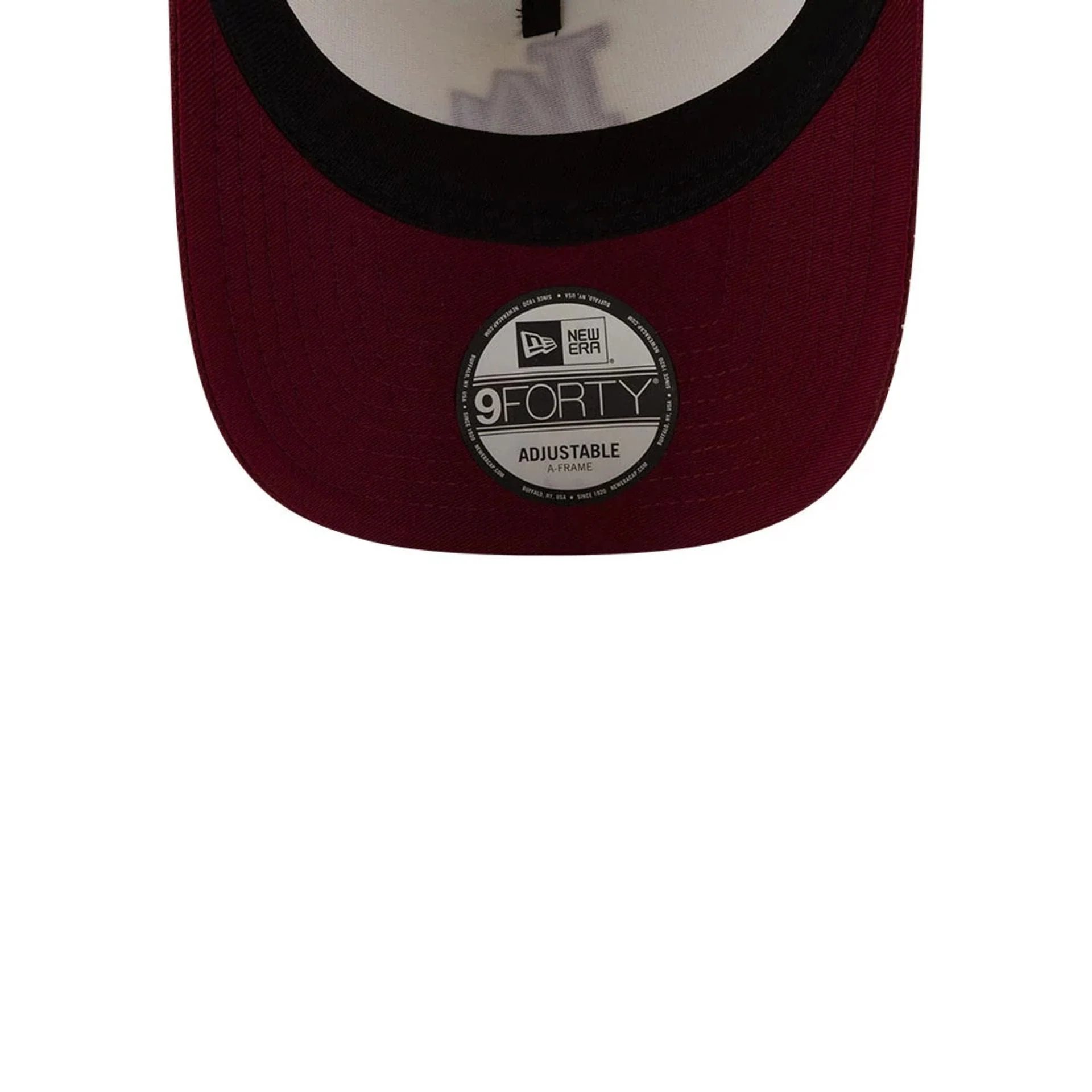 LA Dodgers MLB Flourishes White 9FORTY A-Frame Cap - Image 7