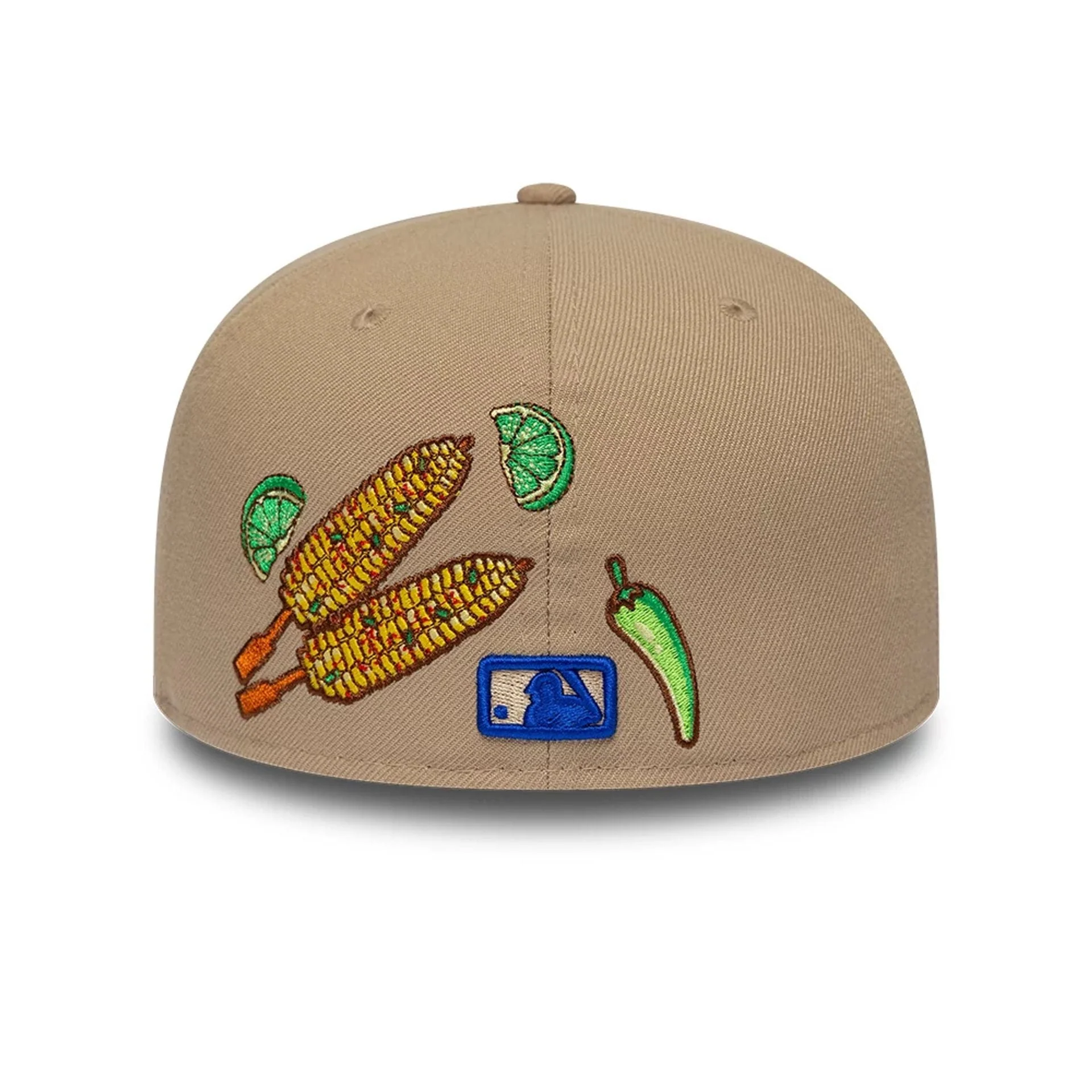 LA Dodgers MLB Food Beige 59FIFTY Fitted Cap - Image 4
