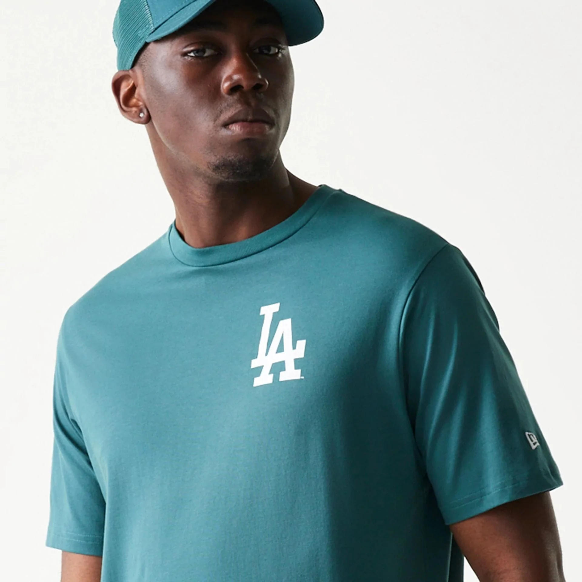 LA Dodgers MLB Food Graphic Dark Green T-Shirt - Image 3
