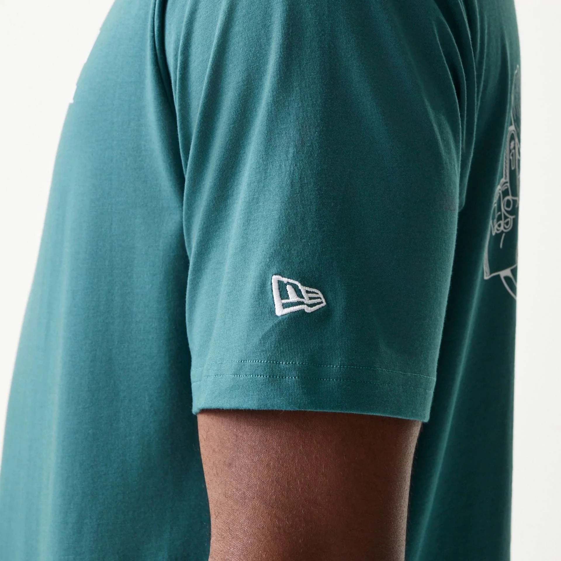 LA Dodgers MLB Food Graphic Dark Green T-Shirt - Image 5