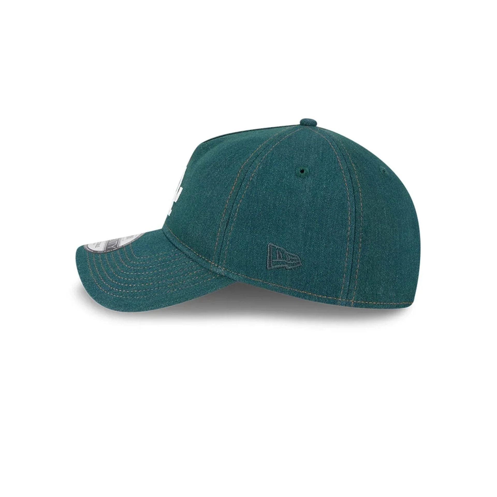 LA Dodgers MLB Forest Denim Green 9TWENTY A-Frame Adjustable Cap - Image 4