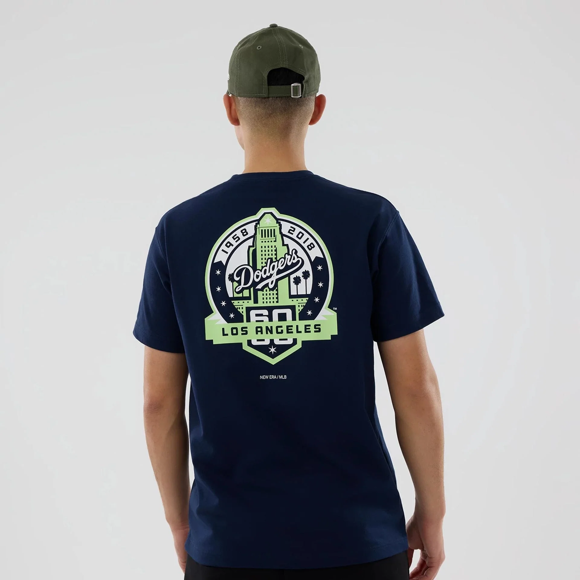 LA Dodgers MLB Garden Blue T-Shirt - Image 7