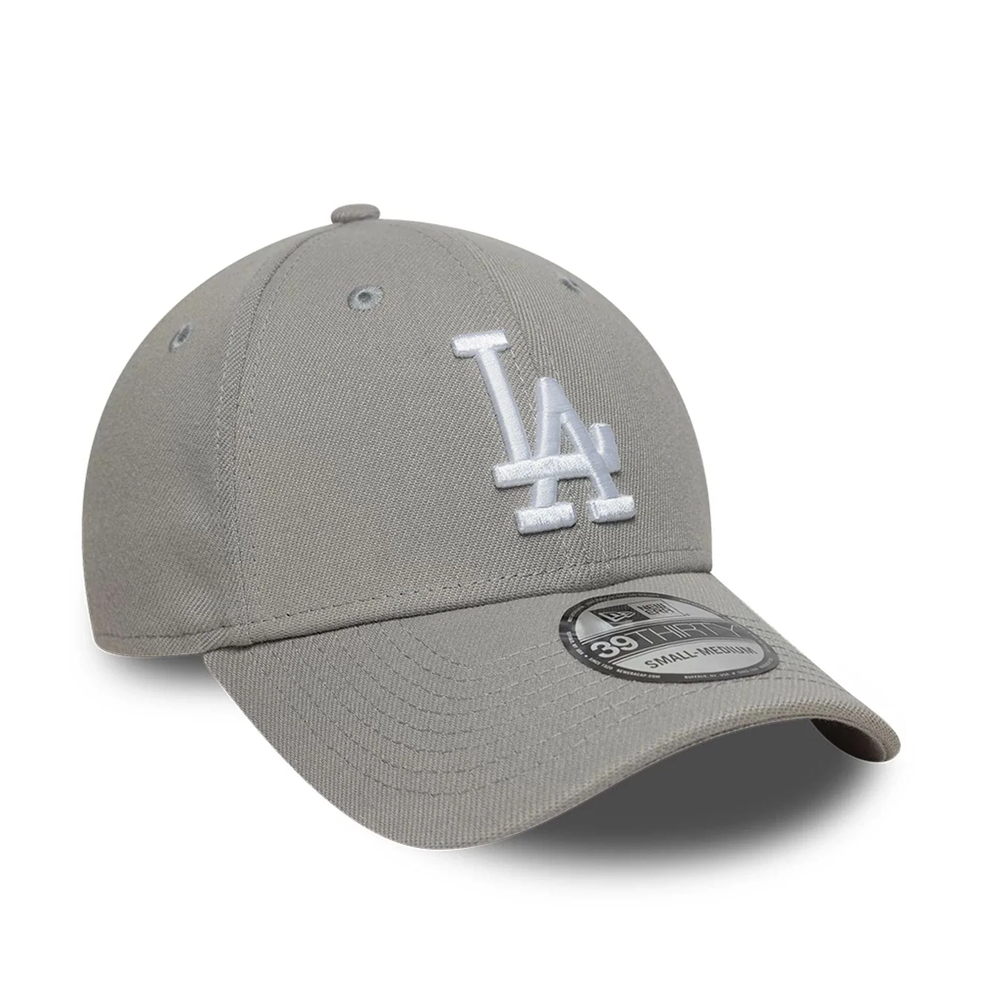 LA Dodgers MLB Grey 39THIRTY Stretch Fit Cap - Image 3