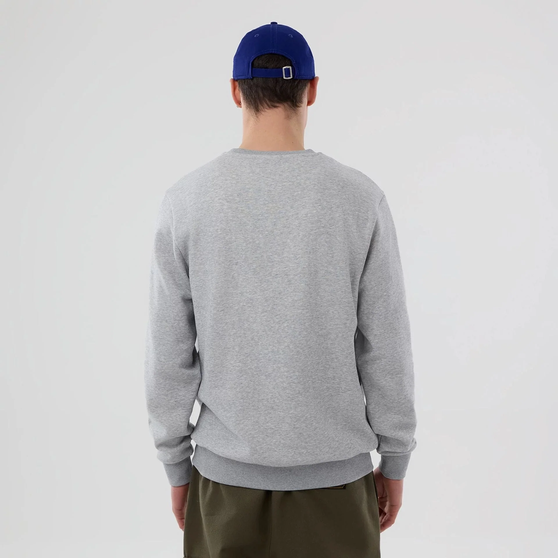 LA Dodgers MLB Grey Crew Neck Sweater - Image 2