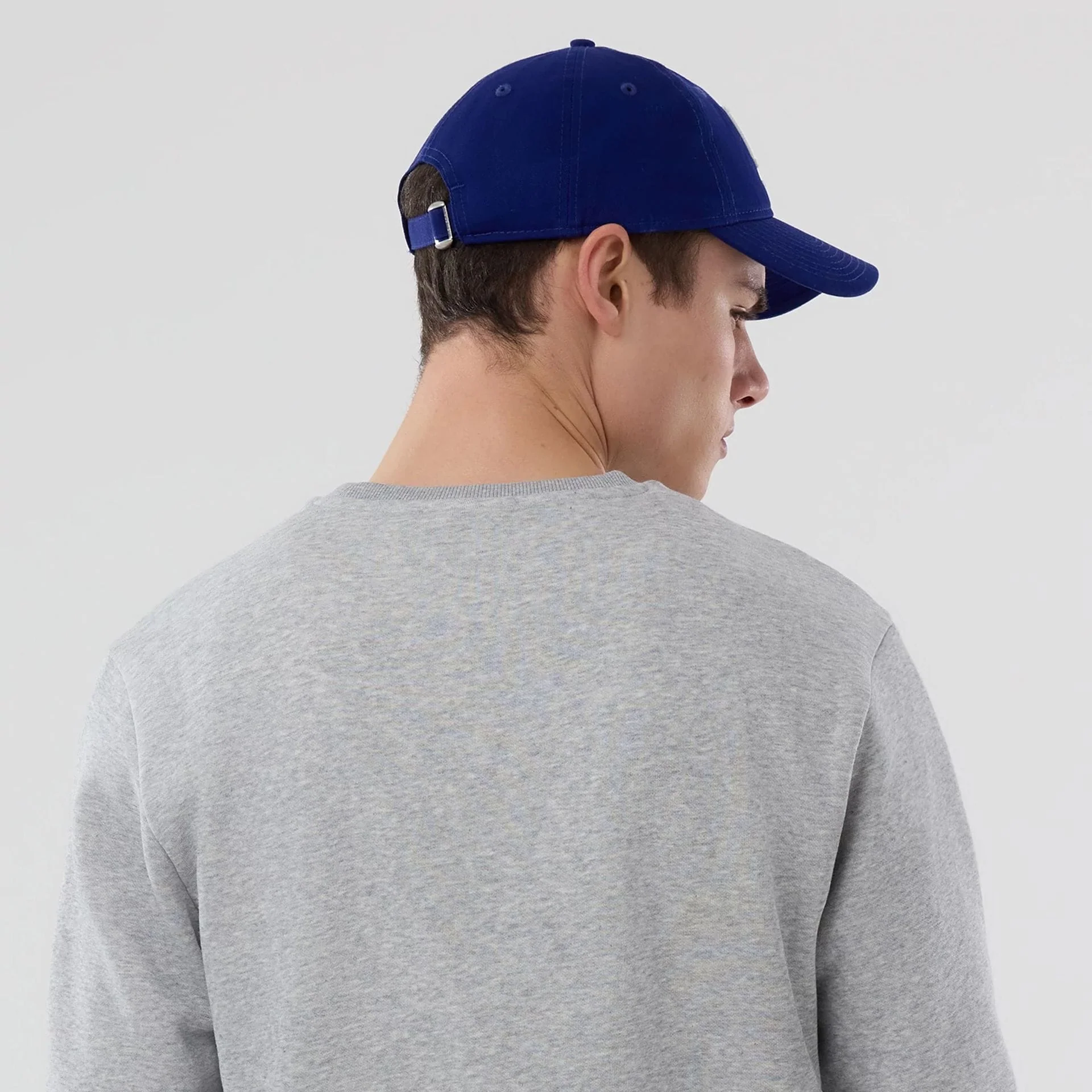 LA Dodgers MLB Grey Crew Neck Sweater - Image 7