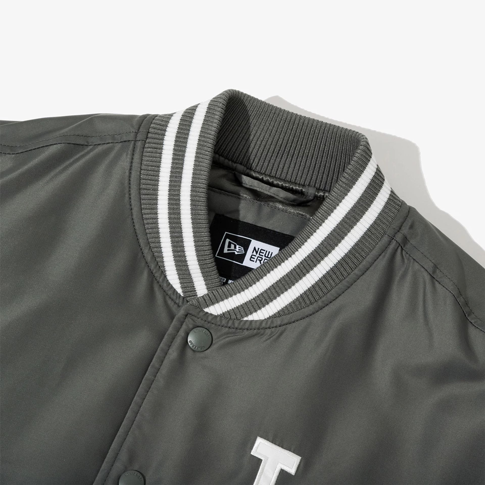 LA Dodgers MLB Grey Stadium Jacket - Image 4
