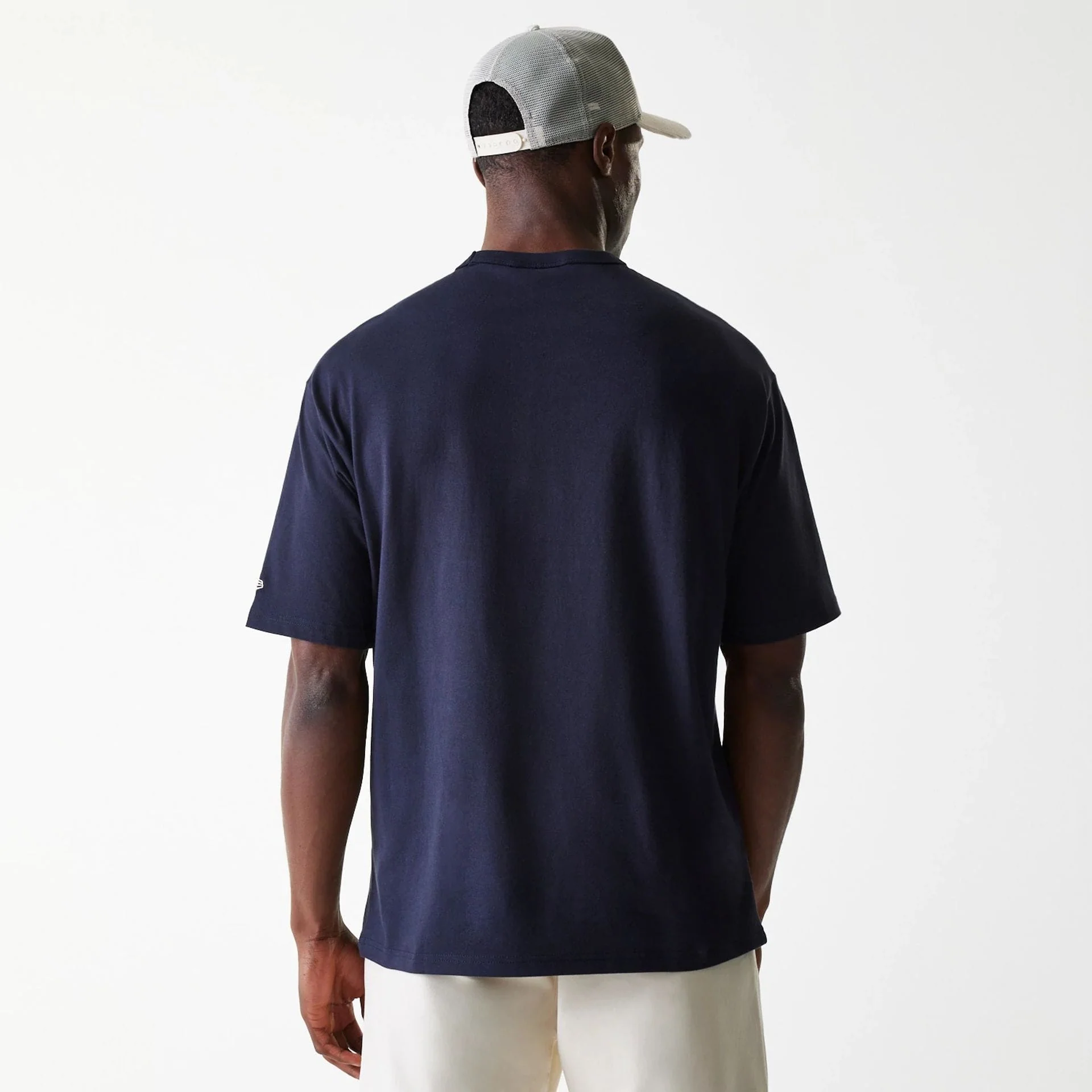 LA Dodgers MLB Heritage Navy Oversized T-Shirt - Image 2